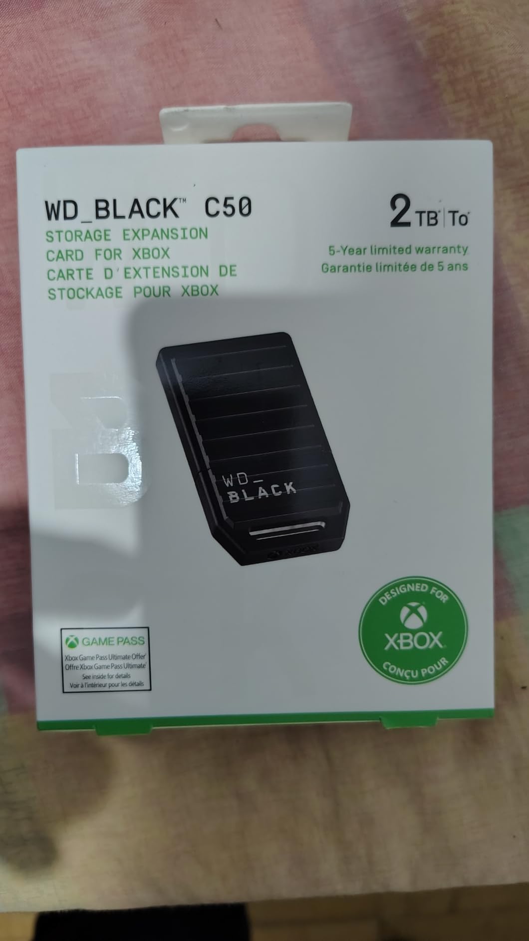 WD_Black 1TB C50 Storage Expansion Card, Officially Licensed for Xbox – Quick Resume, Plug & Play, NVMe SSD Expansion for Xbox Series X|S Gaming Consoles - WDBMPH0010BNC-WCSN - Customer Photo 1