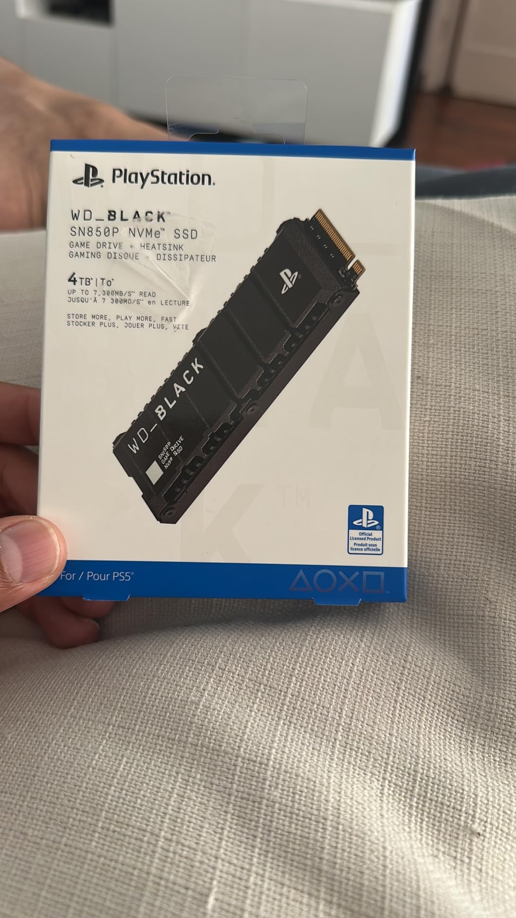 WD_BLACK 2TB SN850P NVMe M.2 SSD Officially Licensed Storage Expansion for PS5 Consoles - Customer Photo 2