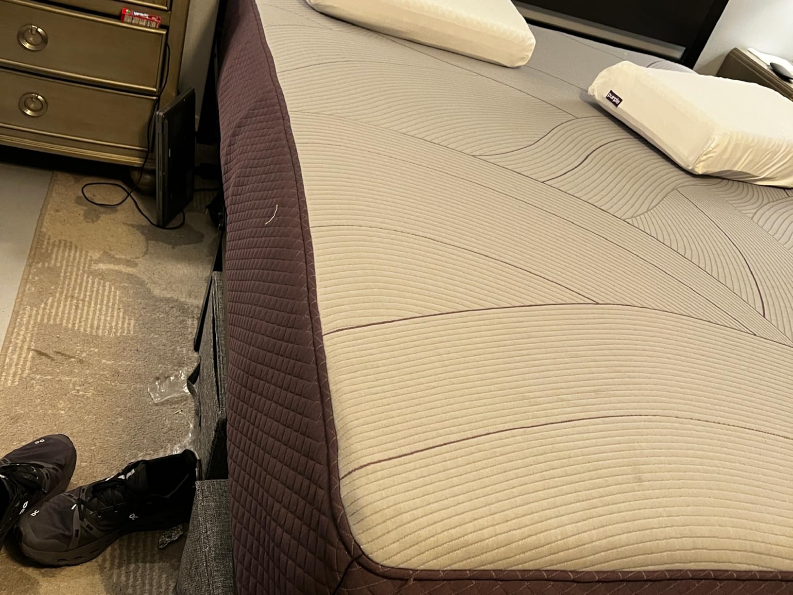 Purple Restore Mattress (Soft) – Queen, GelFlex Grid, Better Than Memory Foam, Temperature Neutral, Responsiveness, Breathability, Made in USA - Customer Photo 1