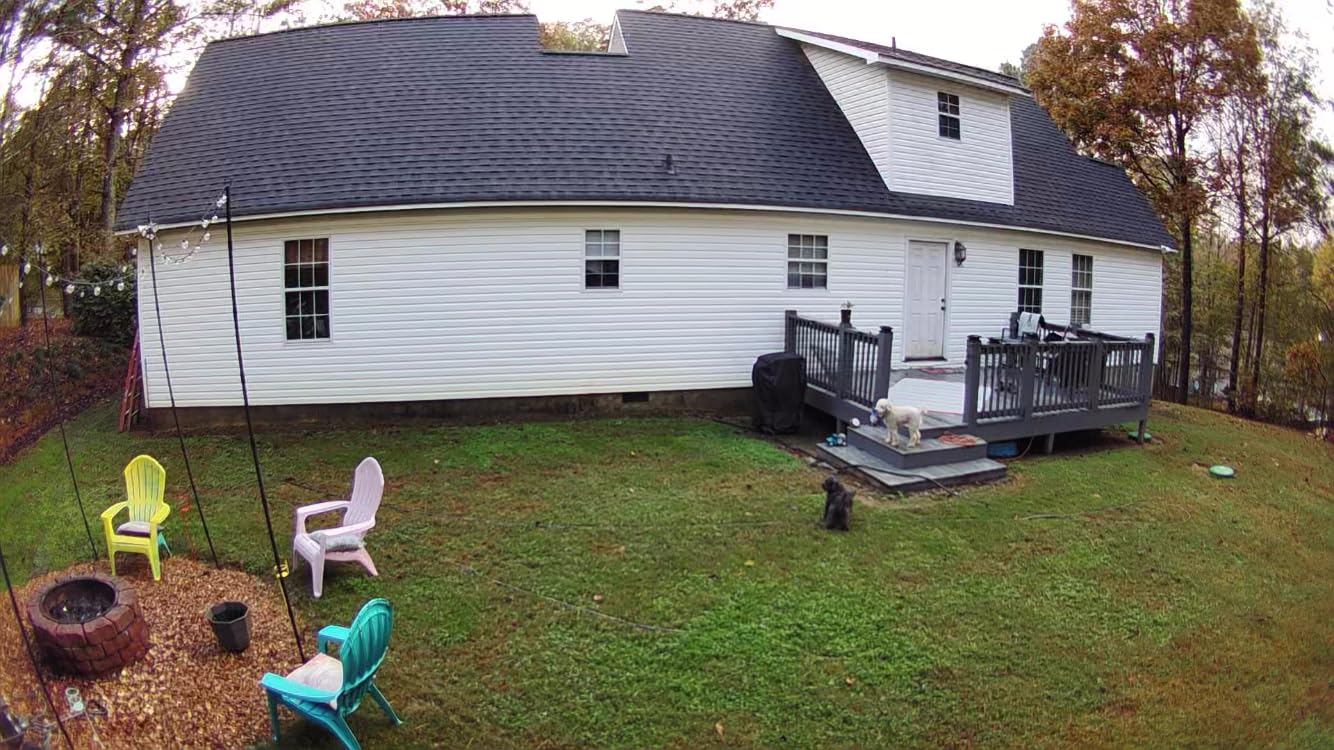 Ring Outdoor Cam (Stick Up Cam), Weather-resistant home or business security camera, Live View, Color Night Vision customer photo 2