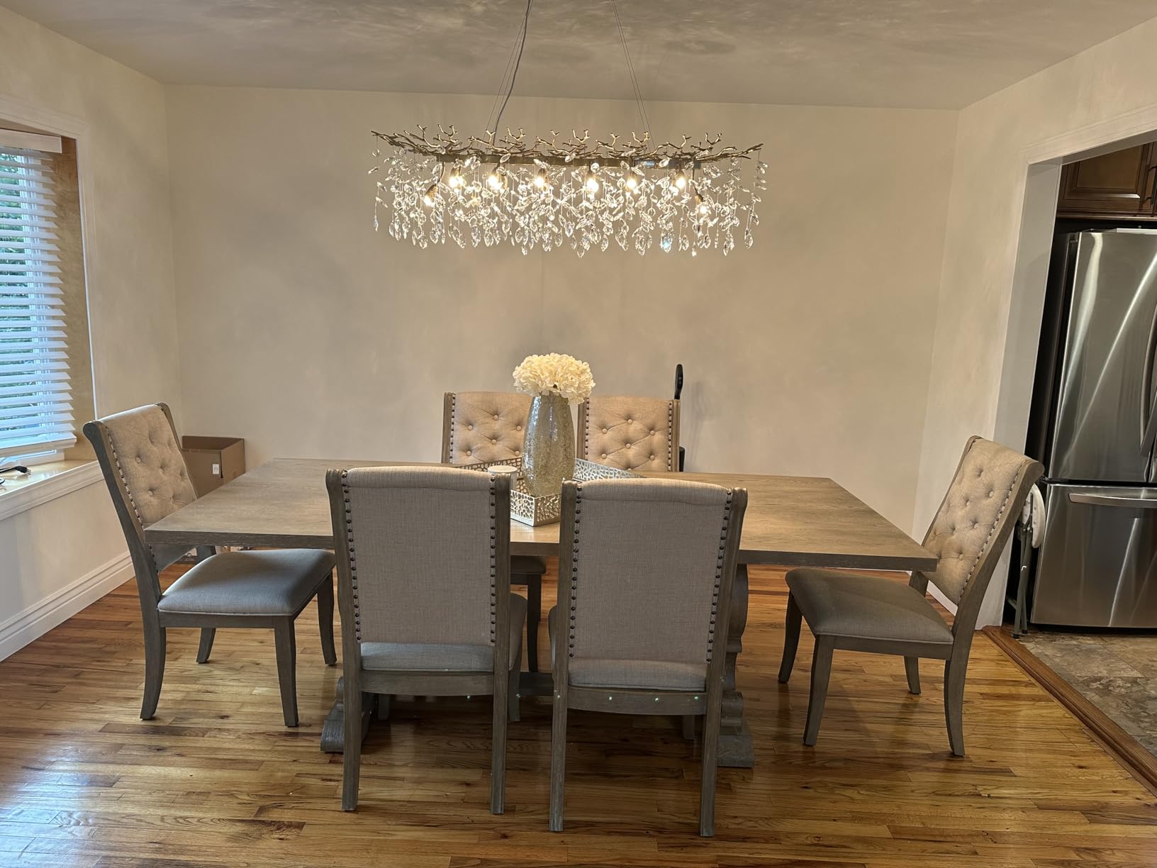 YUYI Modern Crystal Chandelier, 30