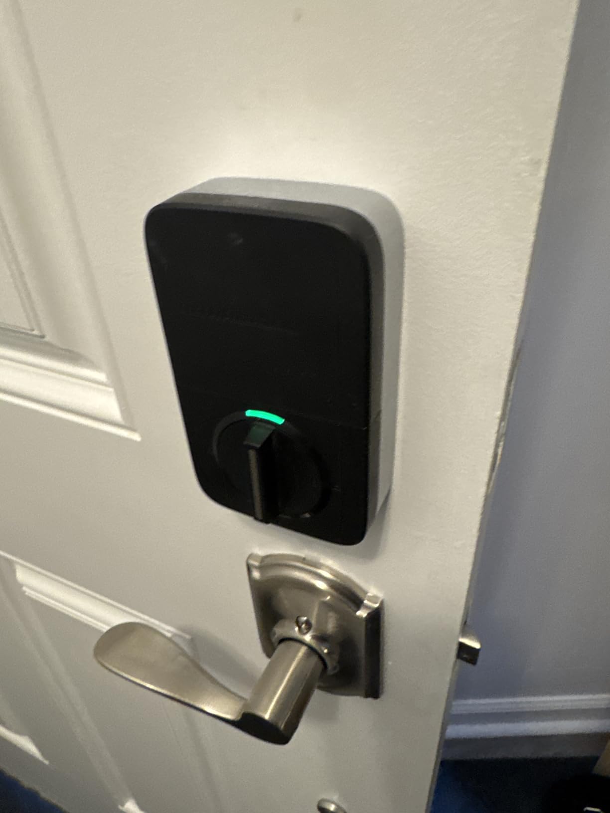 ULTRALOQ U-Bolt Pro WiFi Smart Lock with Door Sensor, 8-in-1 Keyless Entry Door Lock with Fingerprint ID, App Remote Control, Built-in WiFi Keypad Deadbolt, Auto Unlock, IP65 Waterproof, Easy Install - Customer Photo 2