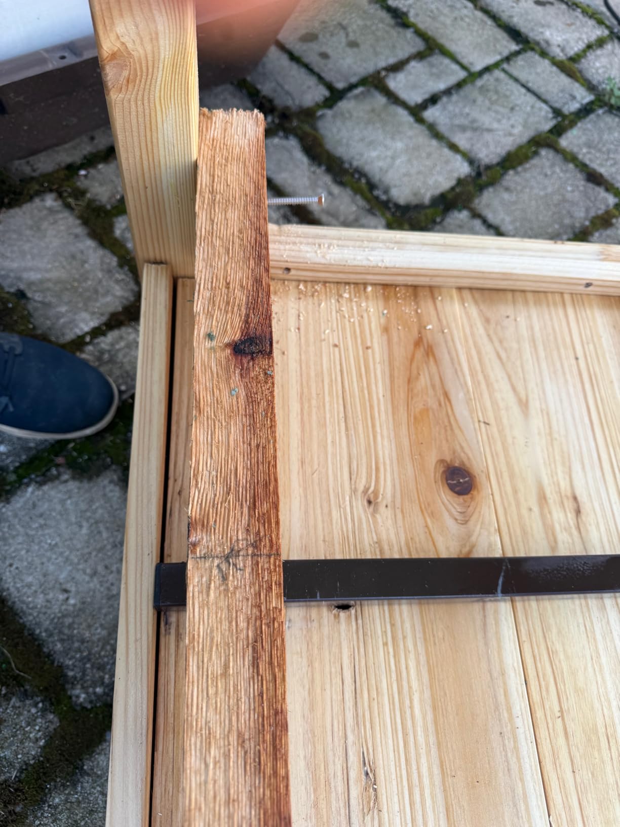 Raised Garden Bed with Legs 48x24x30 - Natural Cedar Wood Elevated Planter Box with Bed Liner for Flowers, Veggies, Herbs - 200lb Capacity - Customer Photo 1