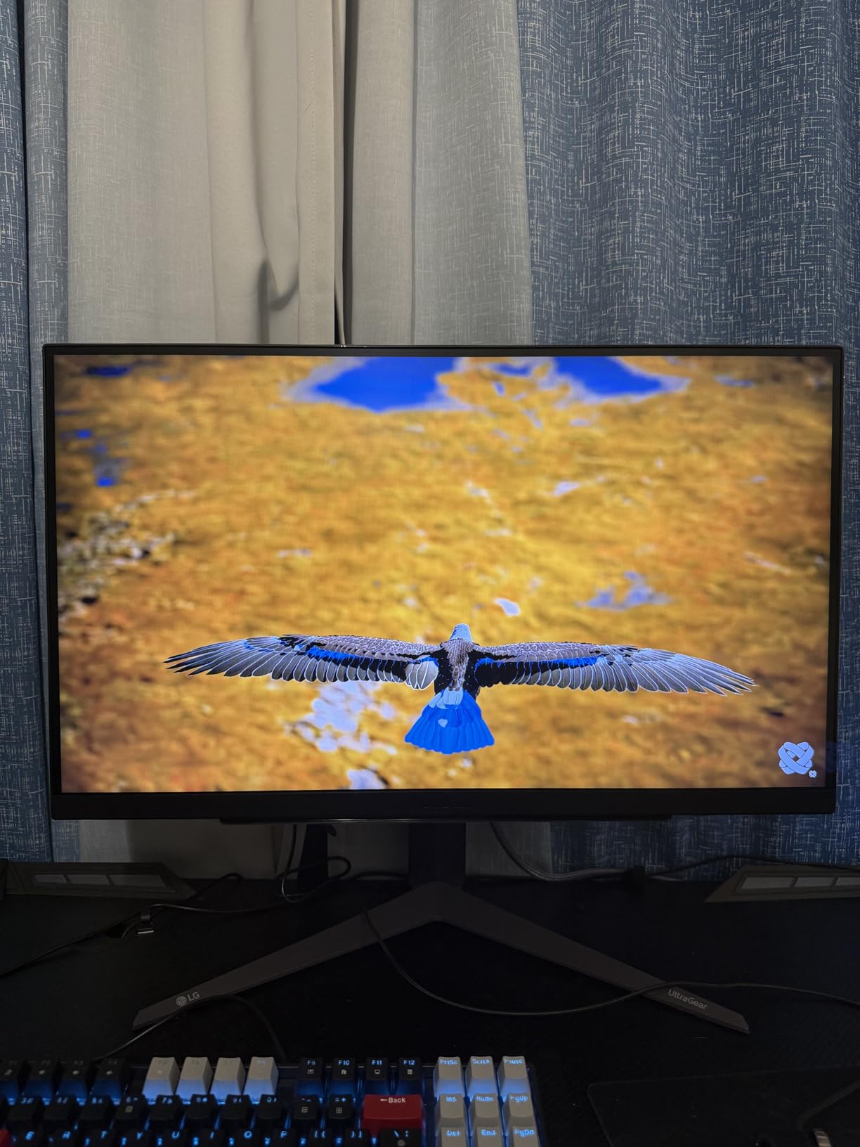 LG 27GR83Q-B 27-inch UltraGear QHD (2560x1440) IPS Gaming Monitor, 240Hz, 1ms, DisplayHDR 400, G-Sync AMD FreeSync Premium, HDMI 2.1 DisplayPort, 4-Pole HP Out DTS GP:X, Tilt/Height/Pivot Stand, Black - Customer Photo 1