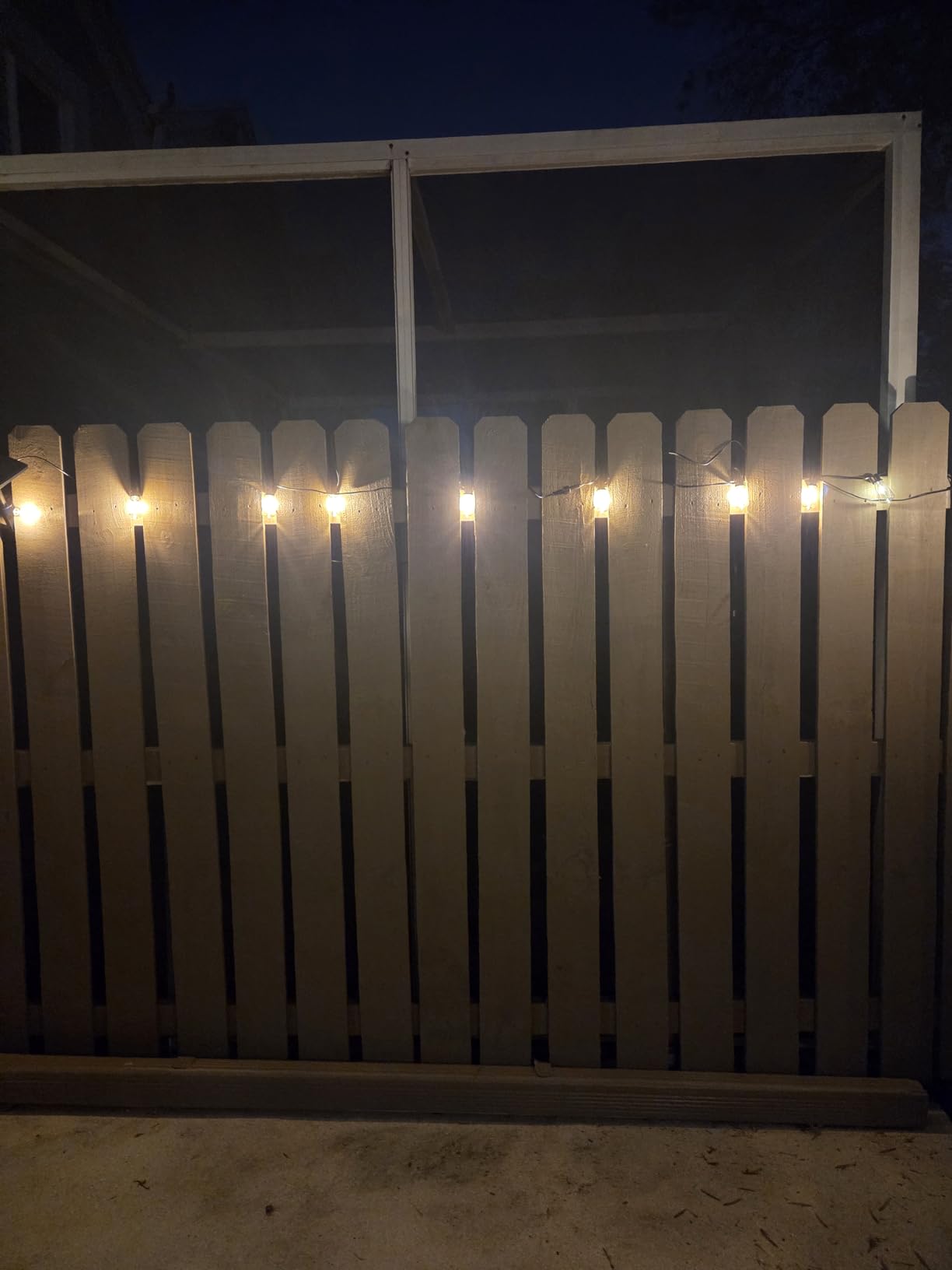 addlon 54(48+6) FT Solar String Lights Waterproof,Patio Lights Solar Powered with Remote & USB Port 15+1 LED Shatterproof Bulbs 3 Light Modes, Dimmable Solar Light for Camping Backyard Garden - Customer Photo 5