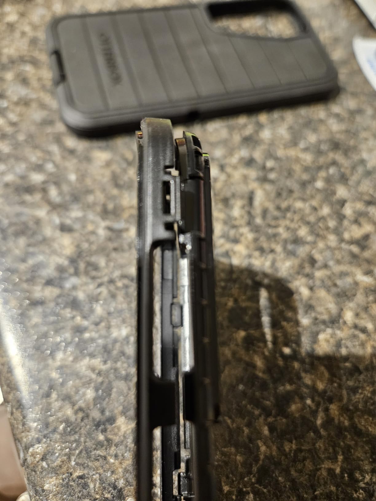 OtterBox Galaxy S23 Defender Series Case - Black, Tough and Durable - with Port Protection - Case Only - Microbial Protection - No Retail Packaging - Customer Photo 1