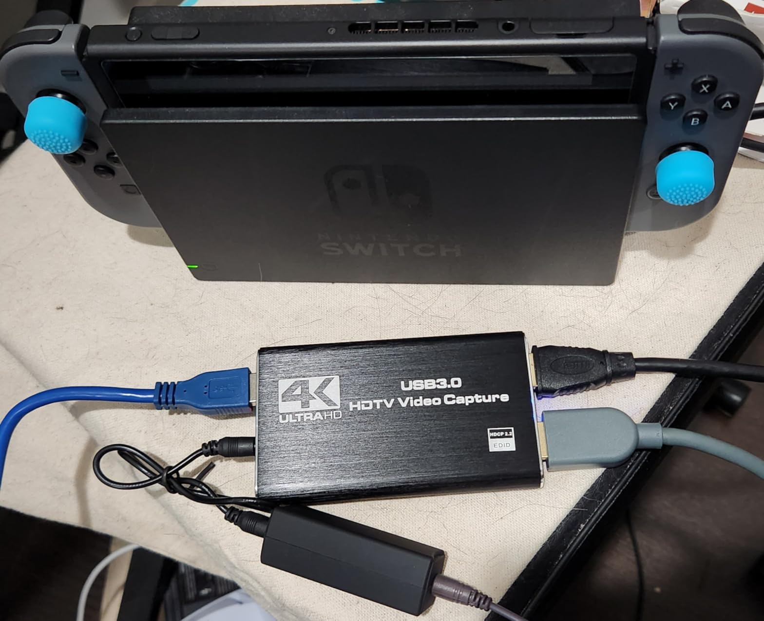 HeavenBird 4K HDMI Video Capture Card, Plug & Play USB 3.0 Gaming Capture Card with Microphone - No Driver Needed for PC/Mac, 1080P 60FPS for Nintendo Switch, PS5, PS4, Xbox, OBS Streaming - Customer Photo 1