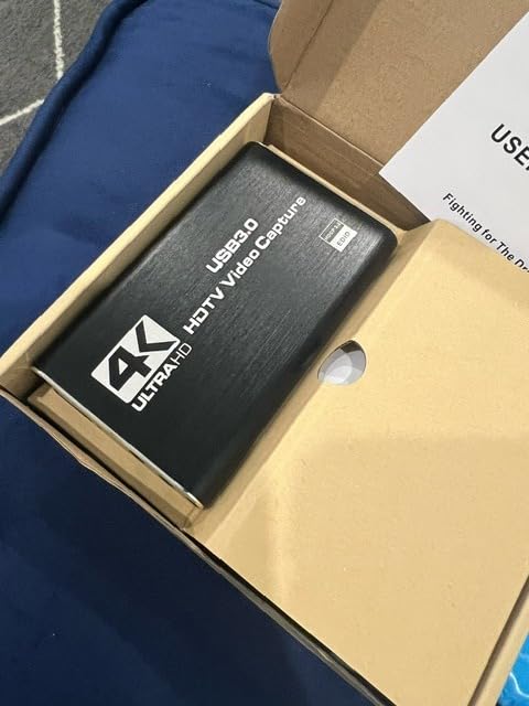 HeavenBird 4K HDMI Video Capture Card, Plug & Play USB 3.0 Gaming Capture Card with Microphone - No Driver Needed for PC/Mac, 1080P 60FPS for Nintendo Switch, PS5, PS4, Xbox, OBS Streaming - Customer Photo 2