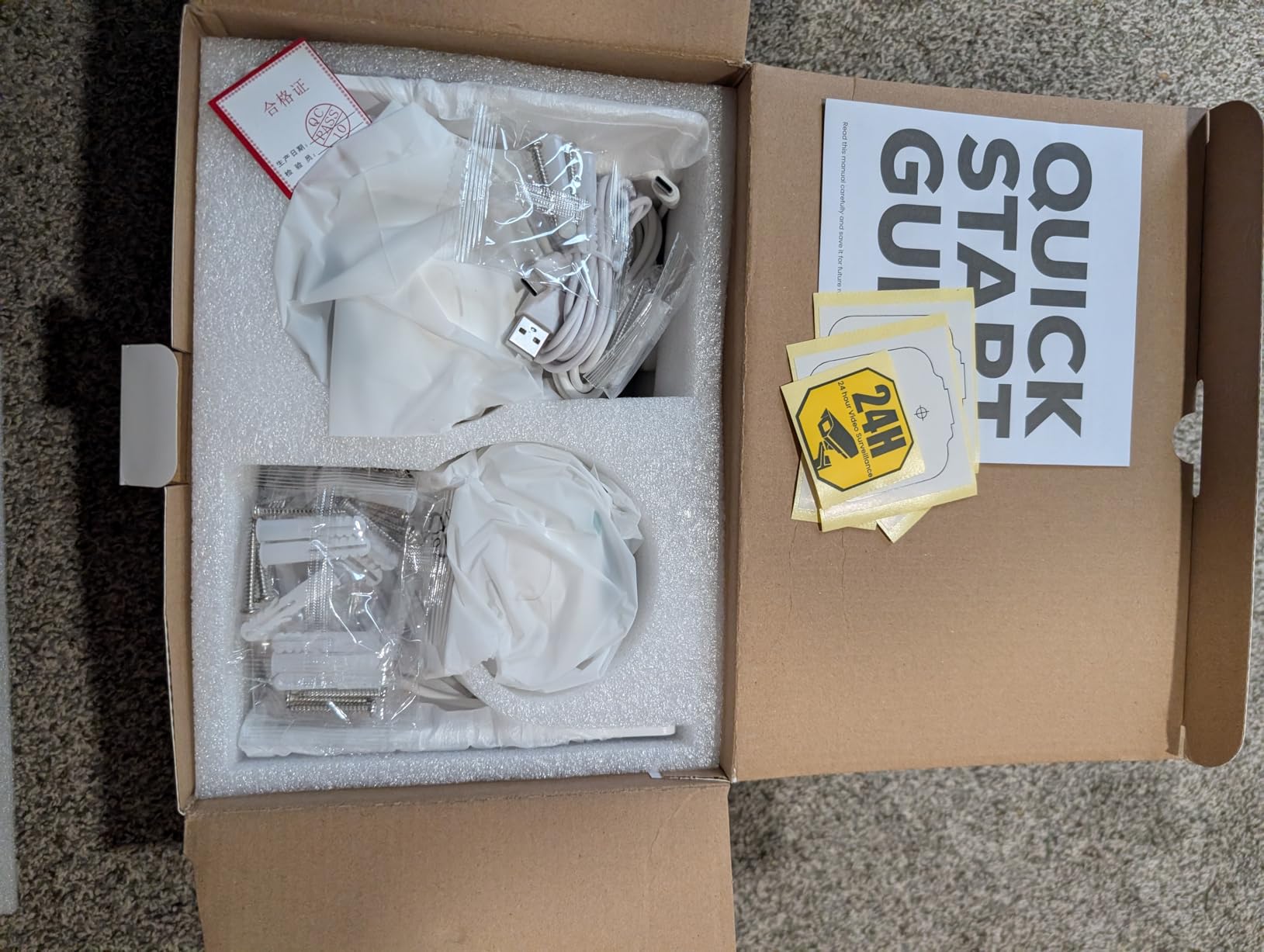 2K Cameras for Home Security-2.4G WiFi Outdoor Camera Wireless Solar/Battery Powered with solar panel, 360° Viewing, AI Human Detection, Color Night Vision, with SD Storage, Works with Alexa(2 Pack) - Customer Photo 1