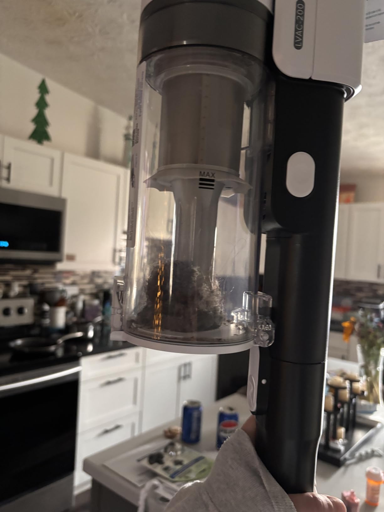 LEVOIT Cordless Vacuum Cleaner, Stick Vac with Tangle-Resistant Design, Up to 50 Minutes, Powerful Suction, Rechargeable, Lightweight, and Versatile for Carpet, Hard Floor, Pet Hair, LVAC-200 - Customer Photo 1