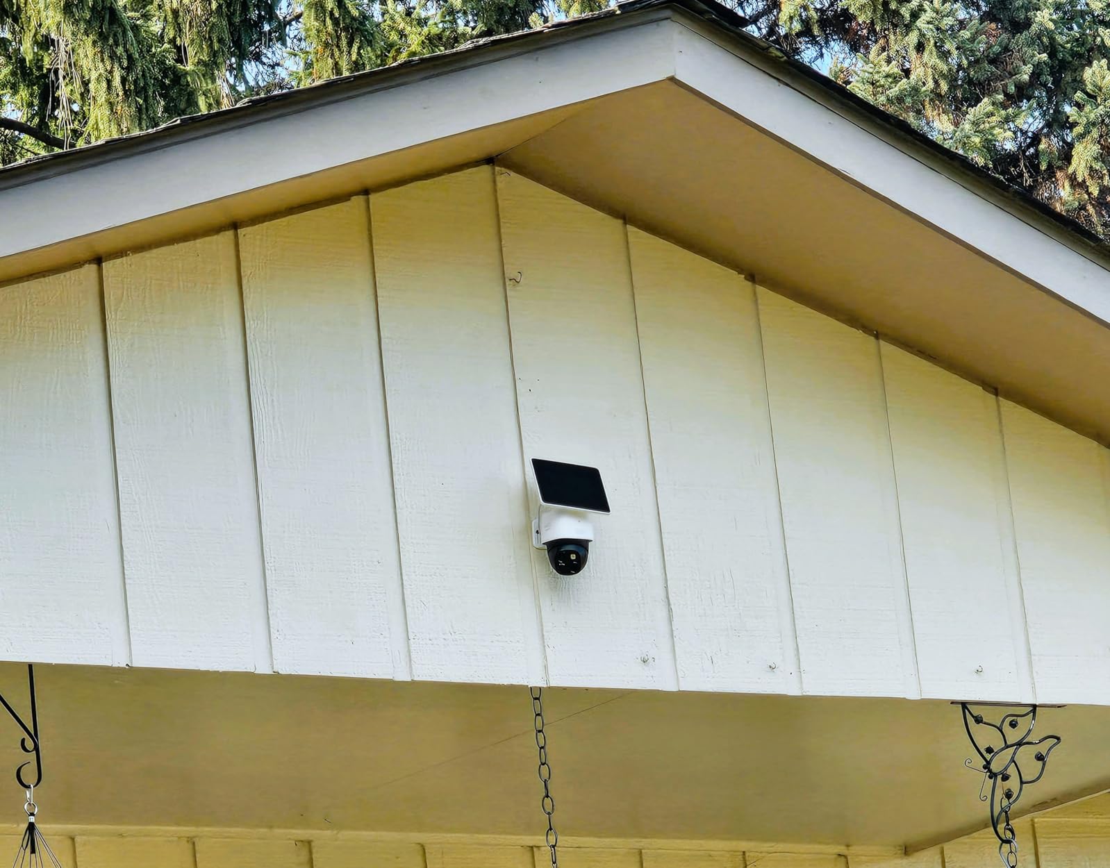 eufy Security SoloCam S340, Solar Security Cameras Wireless Outdoor, Cameras for Home Security, 360° Pan & Tilt Surveillance, No Blind Spots, 2.4 GHz Wi-Fi, No Monthly Fee, HomeBase S380 Compatible - Customer Photo 2