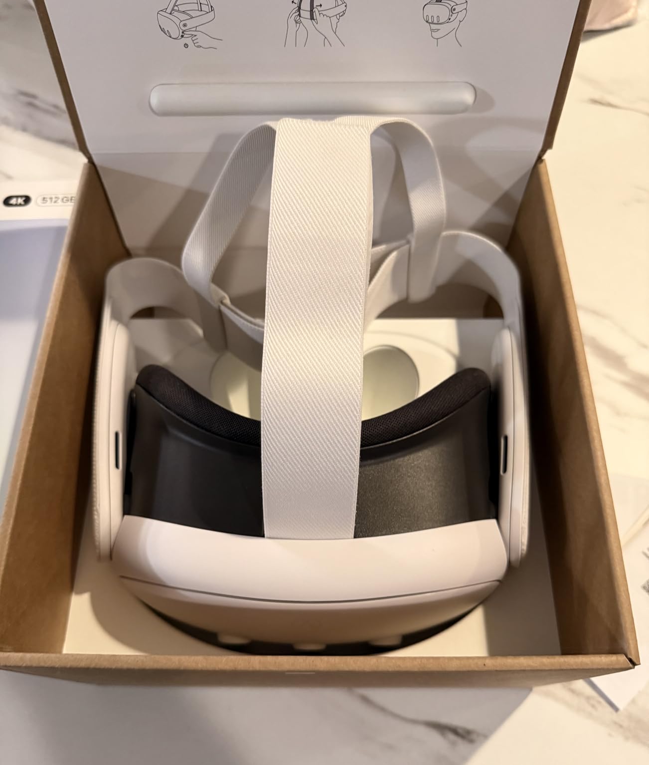 Meta Quest 3 512GB | VR Headset — Thirty Percent Sharper Resolution — 2X Graphical Processing Power — Virtual Reality Without Wires — Access to 40+ Games with a 3-Month Trial of Meta Horizon+ Included - Customer Photo 2