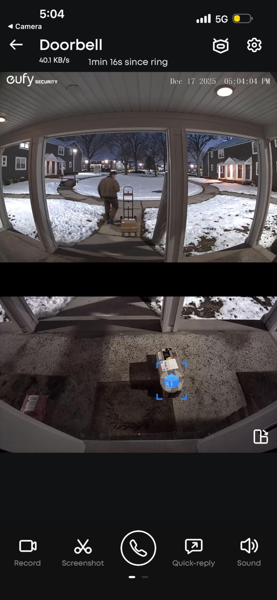 eufy Security Video Doorbell E340, 2K Full HD Dual Cameras & Head-to-Toe View, Doorbell Camera Wireless & Wired, Delivery Guard, Color Night Vision, Two-Way Talk, Motion Detection, No Monthly Fee - Customer Photo 2