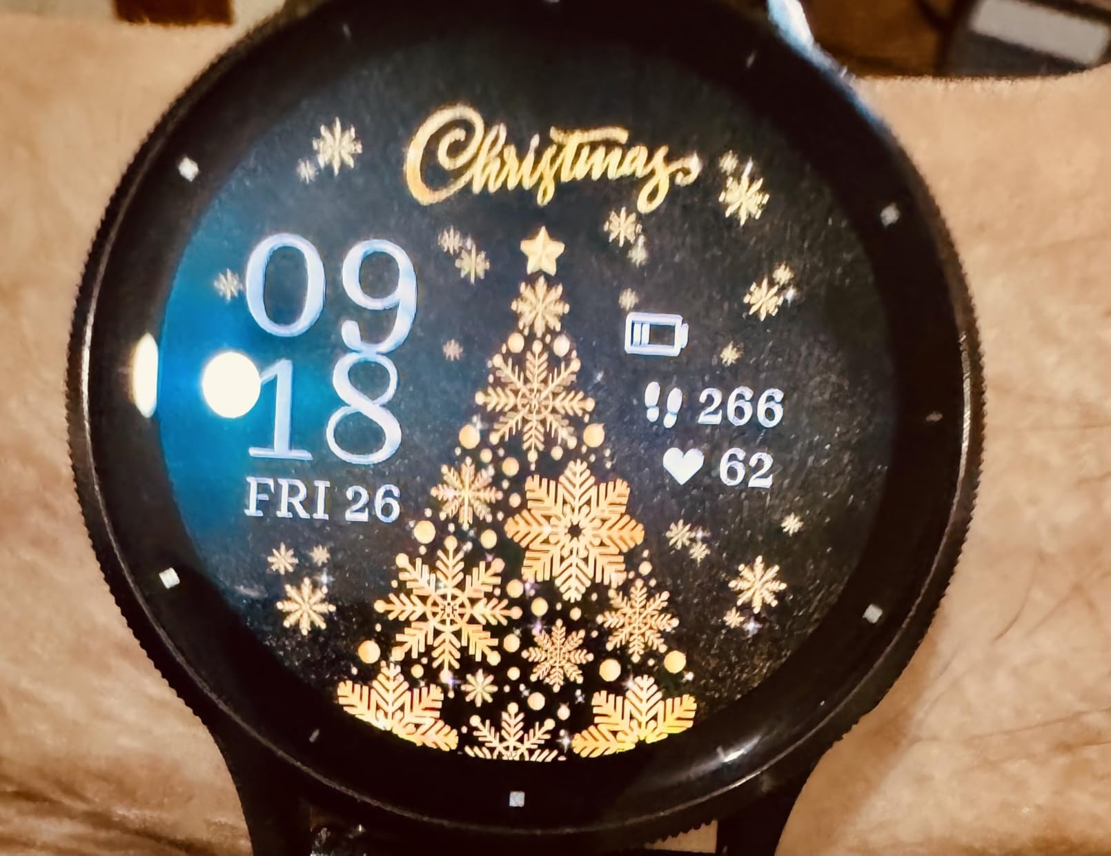 Venu 3 Slate Stainless Steel Bezel 1.4-Inch AMOLED Touchscreen Display Smart Watch with 45mm Black Case and Silicone Band - Customer Photo 2