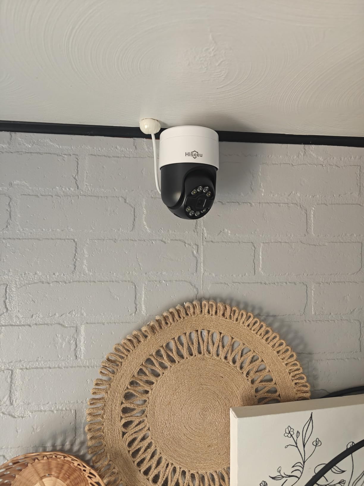 [300°Pan 90°Tilt+Human Tracking] Hiseeu 4K PoE PTZ Camera System,NVR Security Camera System w/6Pcs 5MP Wired Security Camera Outdoor&Indoor,2-Way Audio,Waterproof,7/24 Record for Home Surveillance - Customer Photo 1