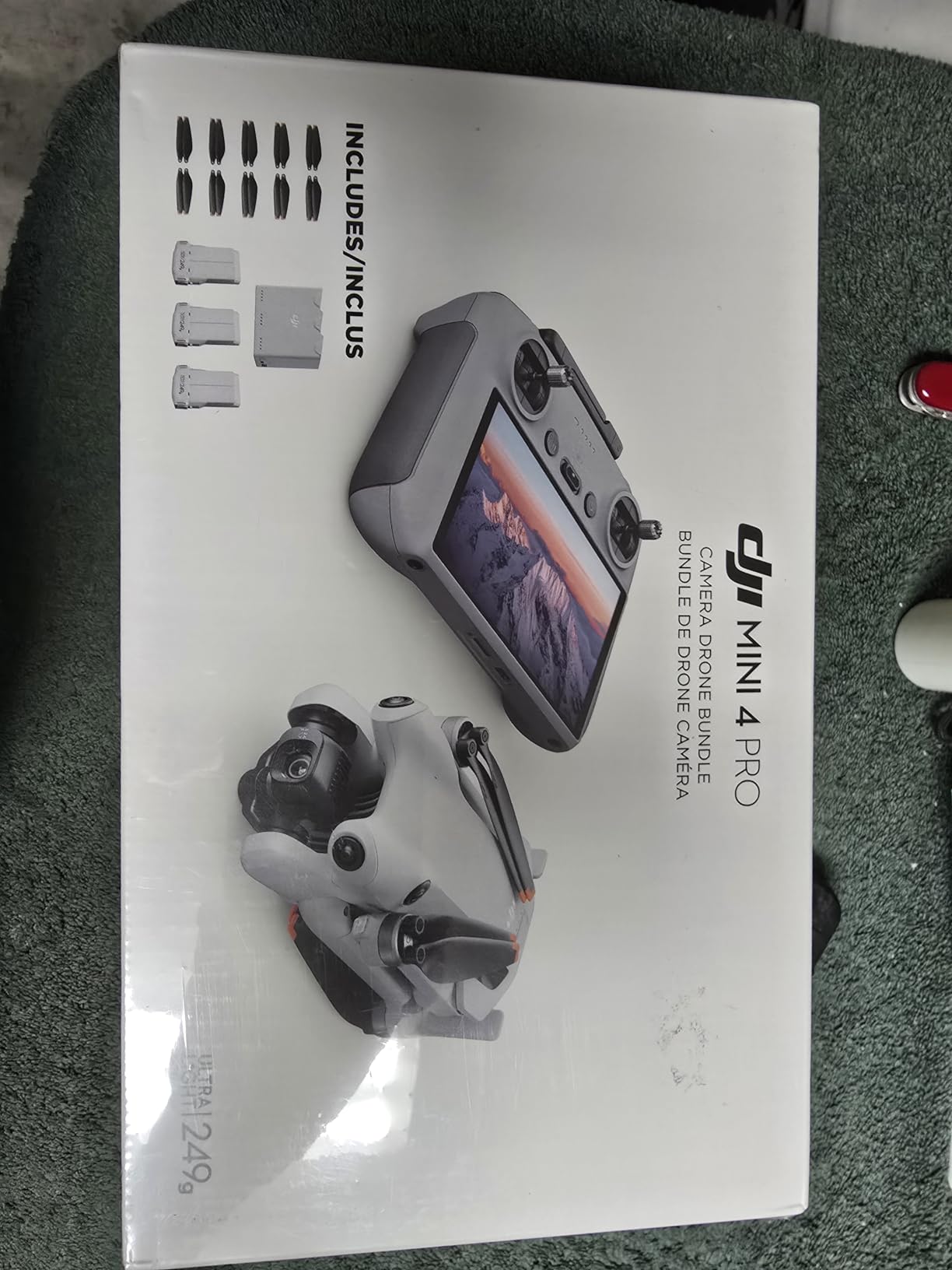 DJI Mini 4 Pro (DJI RC 2), Drones with Camera for Adults 4K, Under 0.549 lbs/249 g, 34 Mins Flight Time, 20km Max Video Transmission Distance, Omnidirectional Vision Sensing, Mini Drone for Beginners - Customer Photo 1