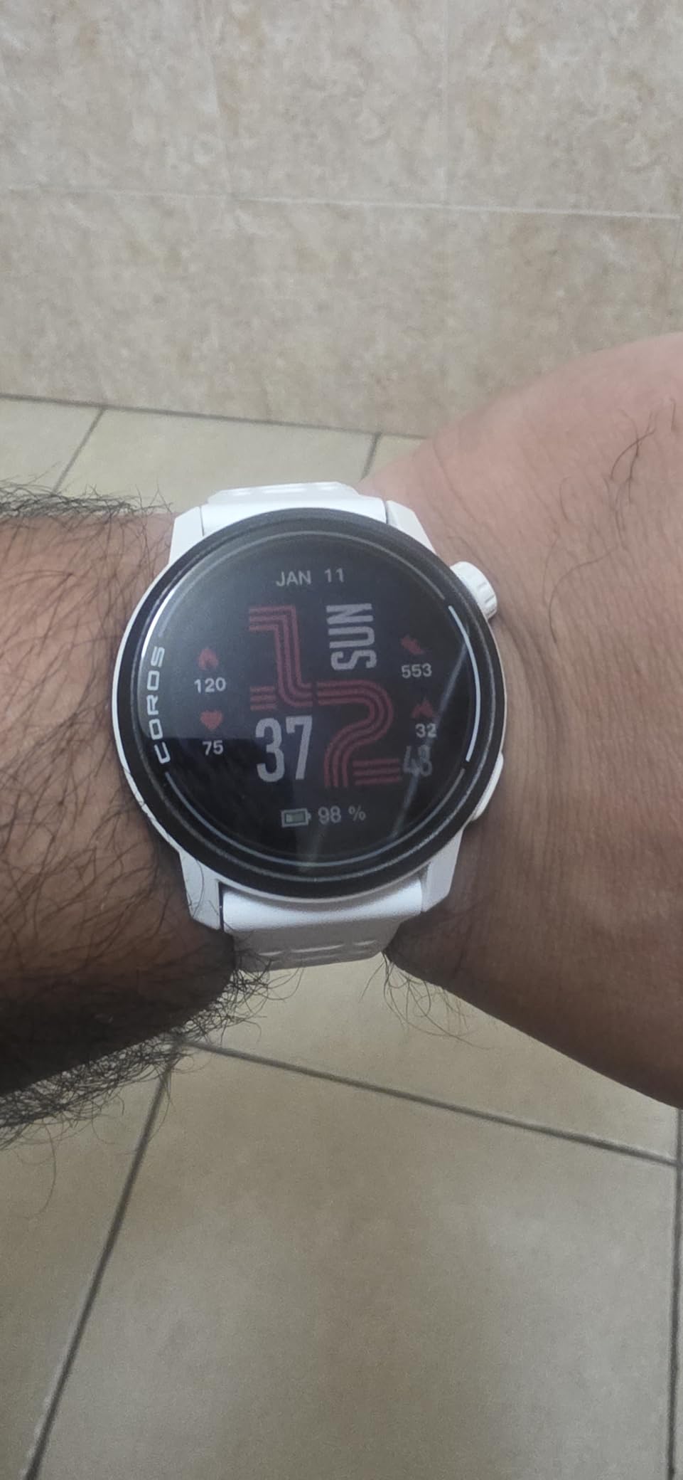 COROS PACE 3 GPS Sport Watch - Lightweight, Comfortable Running Watch, 17-Day Battery Life, Accurate GPS, Heart Rate Monitor, Navigation, Sleep Tracking, Training Plan, Run, Bike - Black Silicone - Customer Photo 1