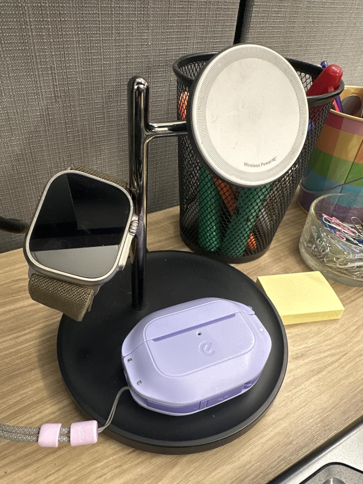 Anker MagSafe Charger Stand Compatible, iPhone 17 MagGo 3 in 1 Wireless Charging Station - Customer Photo 2