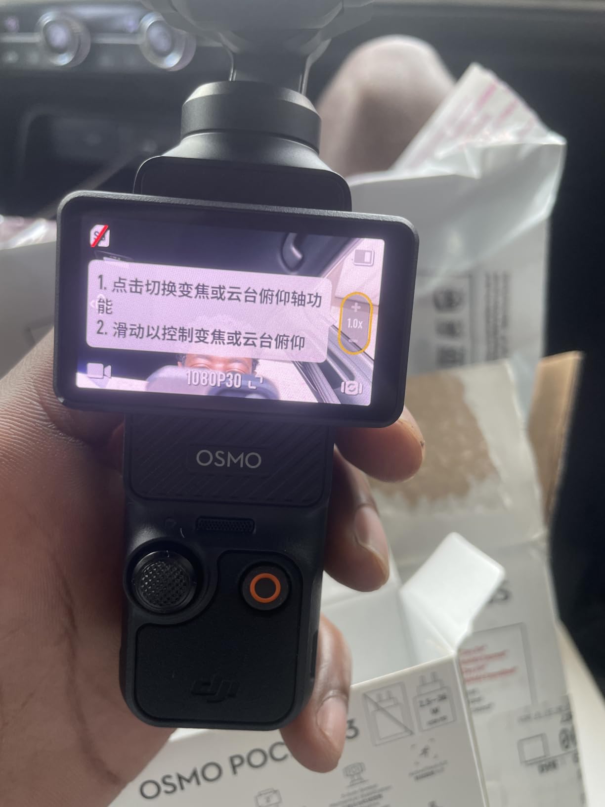 DJI Osmo Pocket 3, Vlogging Cameras with 1'' CMOS & 4K/120fps Vlog Camera, 3-Axis Stabilization, Fast Focusing, Face/Object Tracking, Digital Vlogging Camera for YouTube customer photo 2