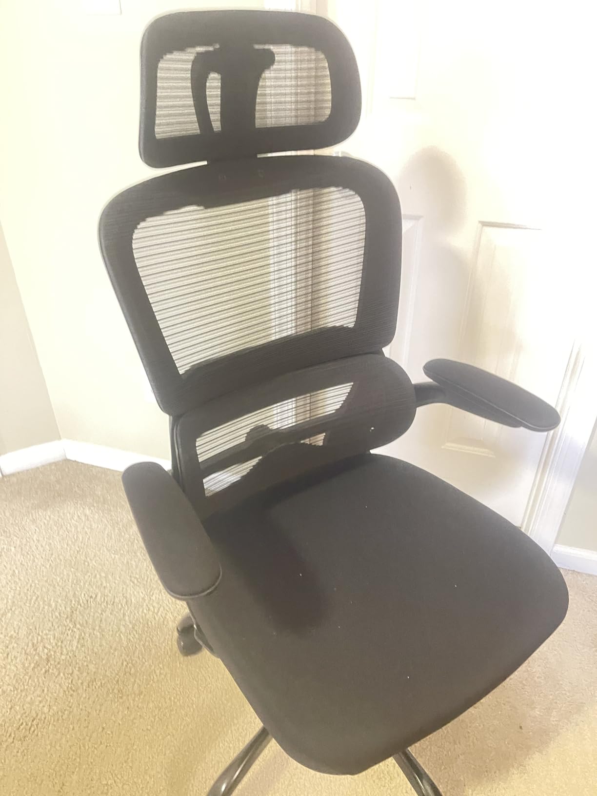 TRALT Office Chair Ergonomic Desk Chair, 330 LBS Home Mesh Office Desk Chairs with Wheels, Comfortable Gaming Chair, High Back Office Chair for Long Hours (Black) - Customer Photo 2