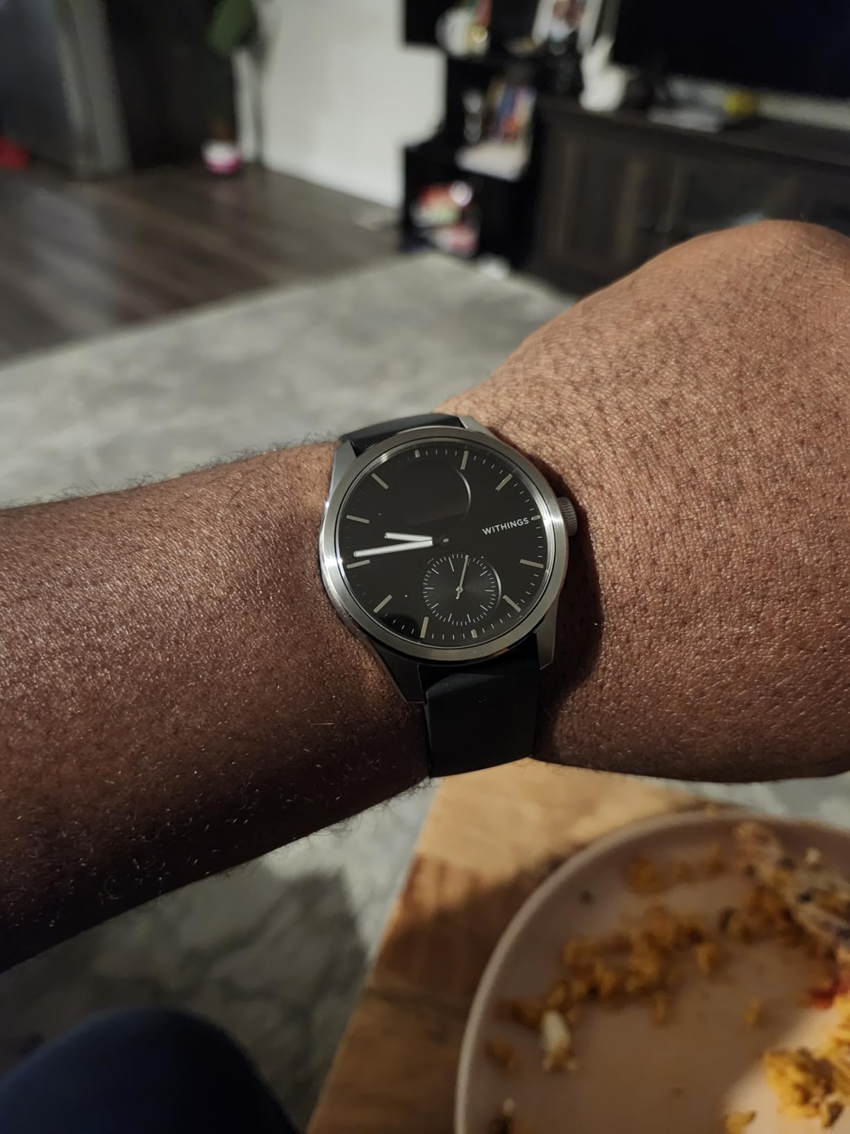 WITHINGS ScanWatch 2 - Hybrid Smart Watch, Heart Rate Monitoring, Fitness Tracker, Cycle Tracker, Sleep Monitoring, GPS Tracker, 30-Day Battery Life, Android & Apple Compatible, HSA/FSA - Customer Photo 2