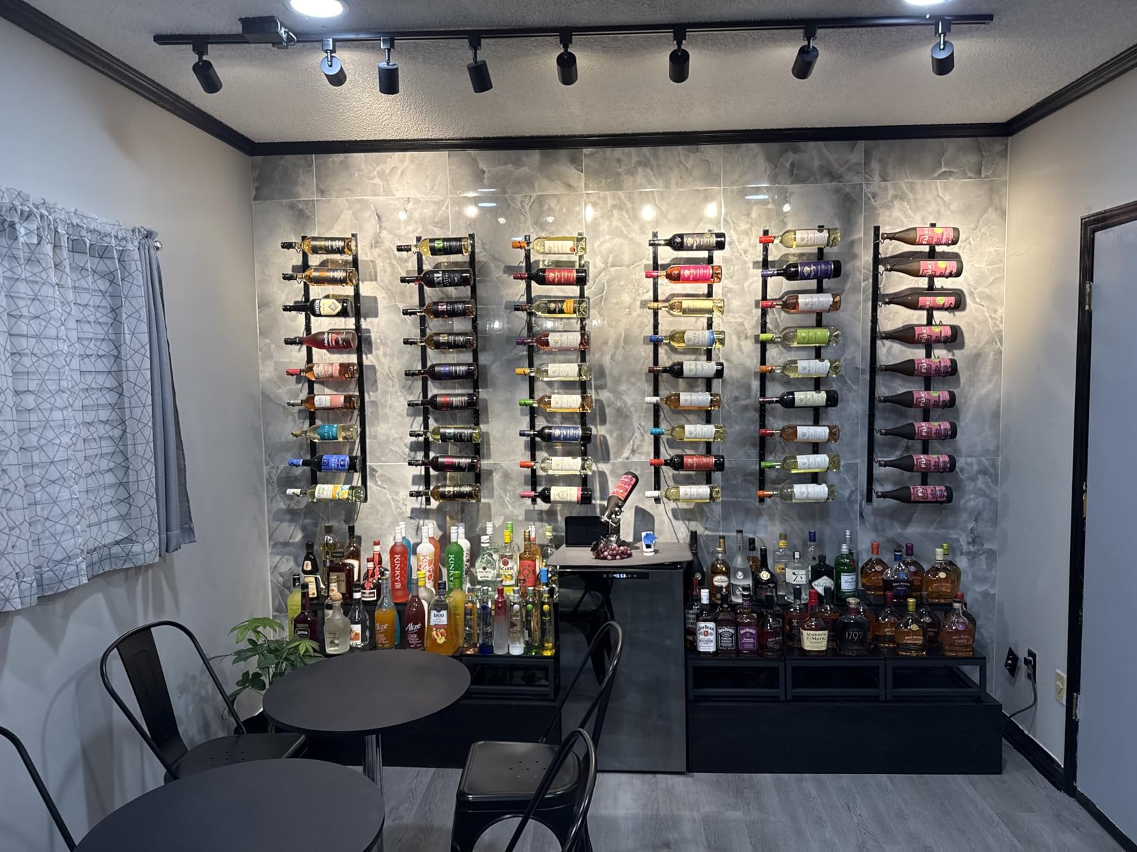 VANoopee 12-Light LED Track Lighting Kit with 13FT H Type Track Lighting Rail, Dimmable LED Track Light Heads Modern Kitchen Track Lighting Fixtures Ceiling Spot Light 3000K 24 degrees CRI90+ 10W 800lm Black - Customer Photo 1