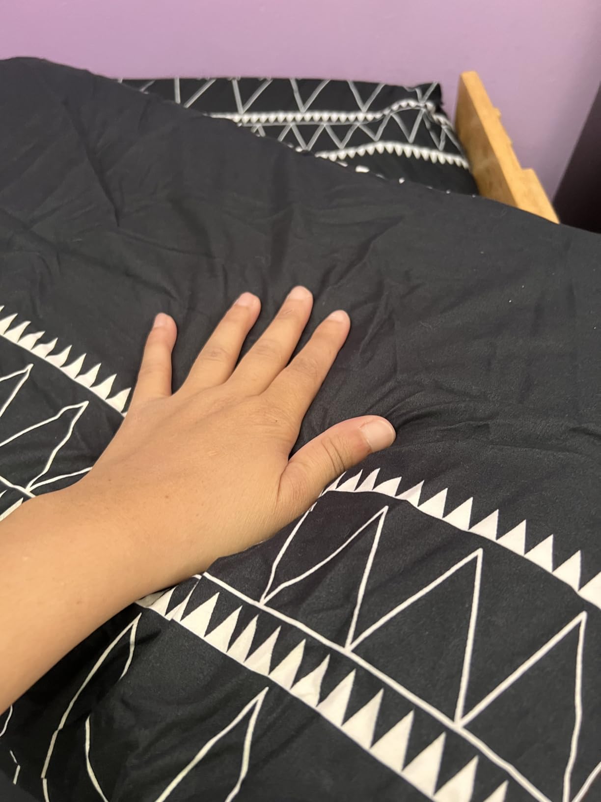 CushyOasis Memory Foam Pillows for Side, Back and Stomach Sleepers, Bed Pillow with Washable Cover and Breathable Mesh, Bed Pillow for Sleeping Standard Size (Grey) - Customer Photo 1