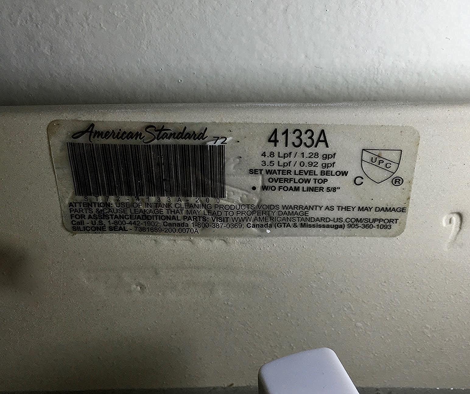 American Standard 606AA002.020 H2Option Two-Piece Toilet with Toilet Seat and Wax Ring, Elongated Front, Chair Height, Dual Flush, White, 0.92-1.28 gpf - Customer Photo 1