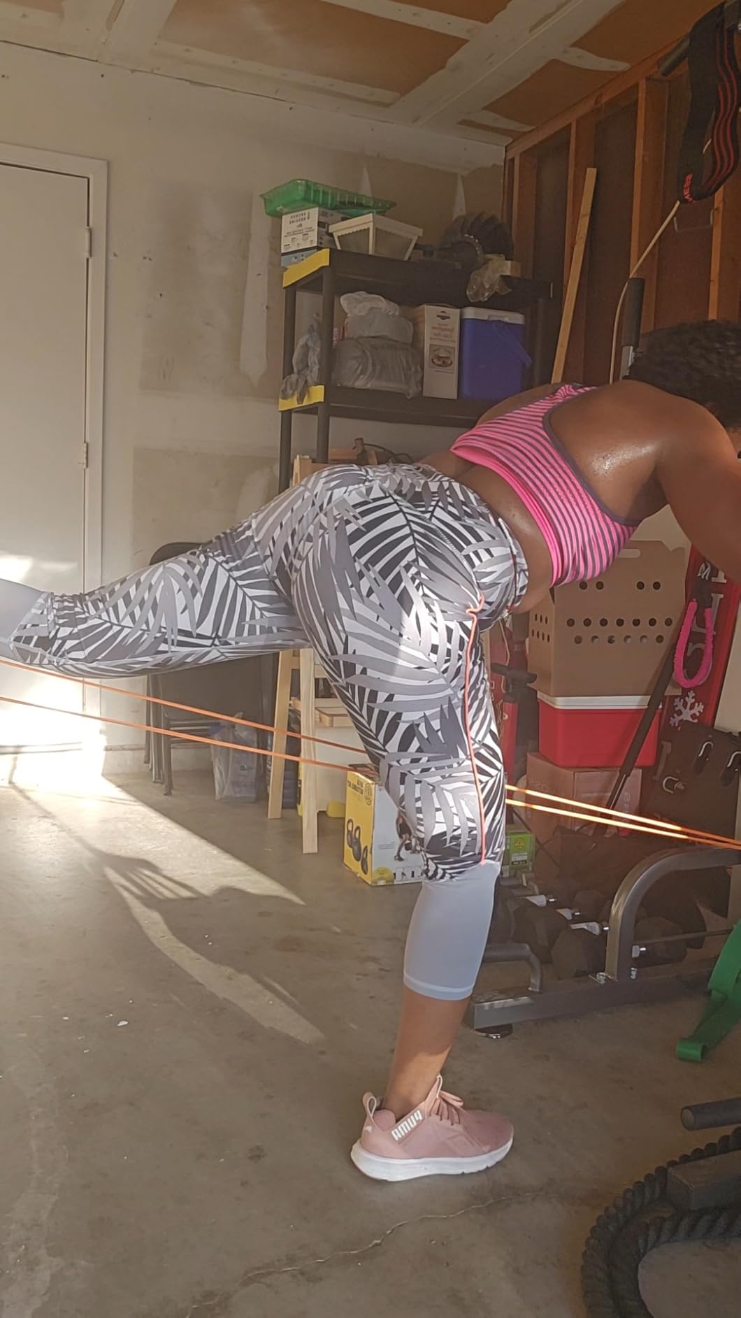 Resistance Bands, Pull Up Assist Bands - Workout Bands, Eexercise Bands, Long Resistance Bands Set for Working Out, Fitness, Training, Physical Therapy for Men Women - Customer Photo 1