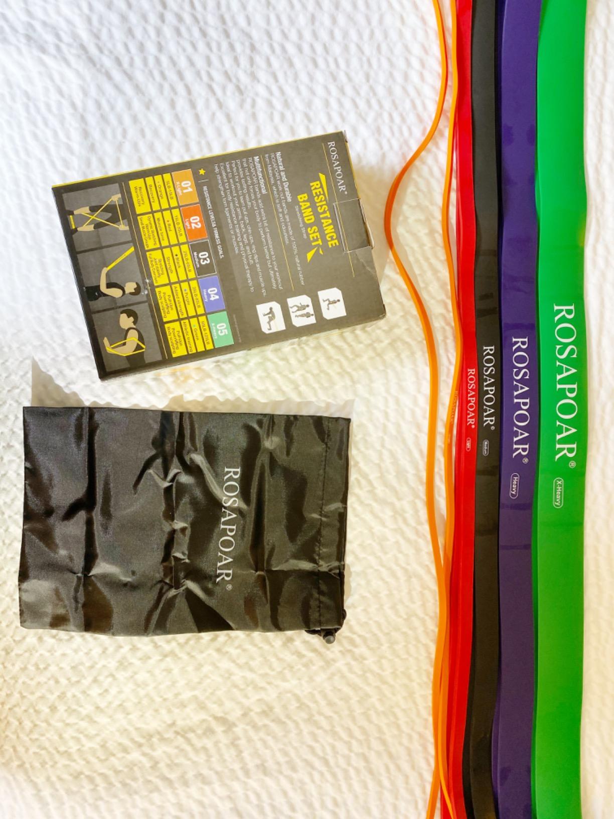 Resistance Bands, Pull Up Assist Bands - Workout Bands, Eexercise Bands, Long Resistance Bands Set for Working Out, Fitness, Training, Physical Therapy for Men Women - Customer Photo 2