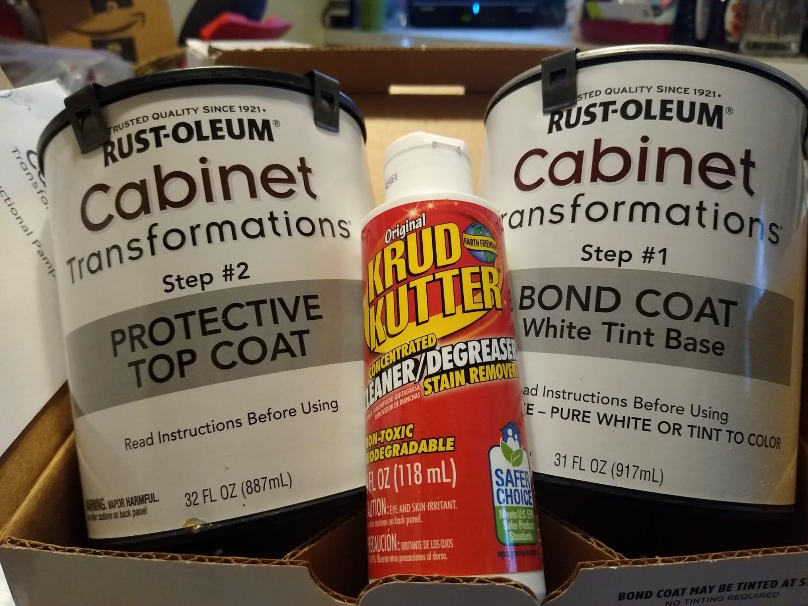 Rust-Oleum 374678 Cabinet Transformations Kit, Pure White 0.50 Gallon (Pack of 1) - Customer Photo 2