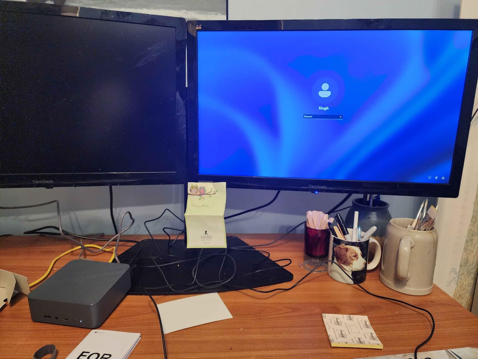 Beelink Mini PC, SER5 AMD Ryzen 5 5500U(7nm, 6C/12T) up to 4.0GHz, Mini Gaming Computer 16GB DDR4 RAM 500GB NVME SSD, Micro PC 4K@60Hz Dual Display, Mini Computer WiFi6/BT5.2/HTPC/W-11 Pro - Customer Photo 5