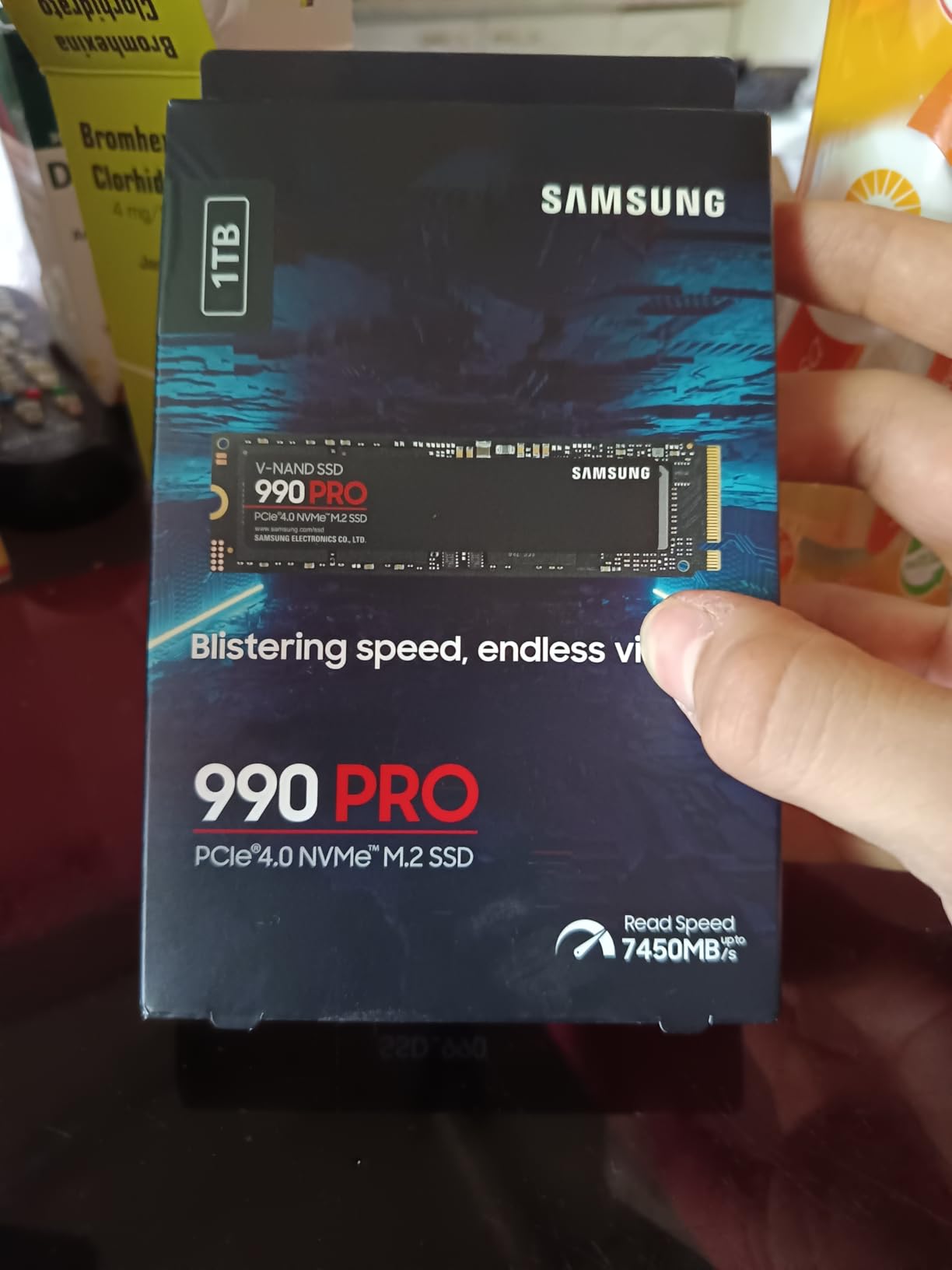 Samsung 990 PRO SSD 4TB PCIe 4.0 M.2 2280 Internal Solid State Hard Drive, Seq. Read Speeds Up to 7,450 MB/s for High End Computing, Gaming, and Heavy Duty Workstations, MZ-V9P4T0B/AM - Customer Photo 5