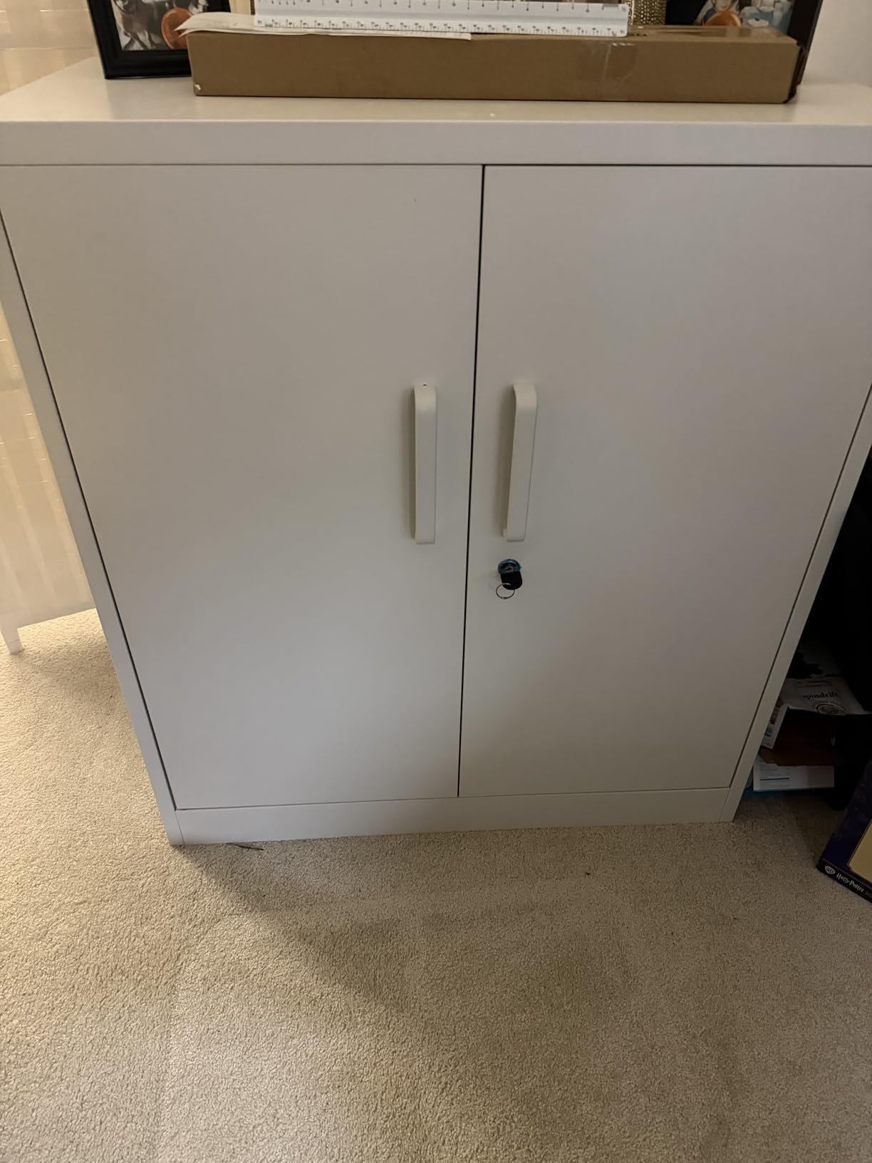 Yizosh Metal Garage Storage Cabinet with Locking Doors and Adjustable Shelves, -73