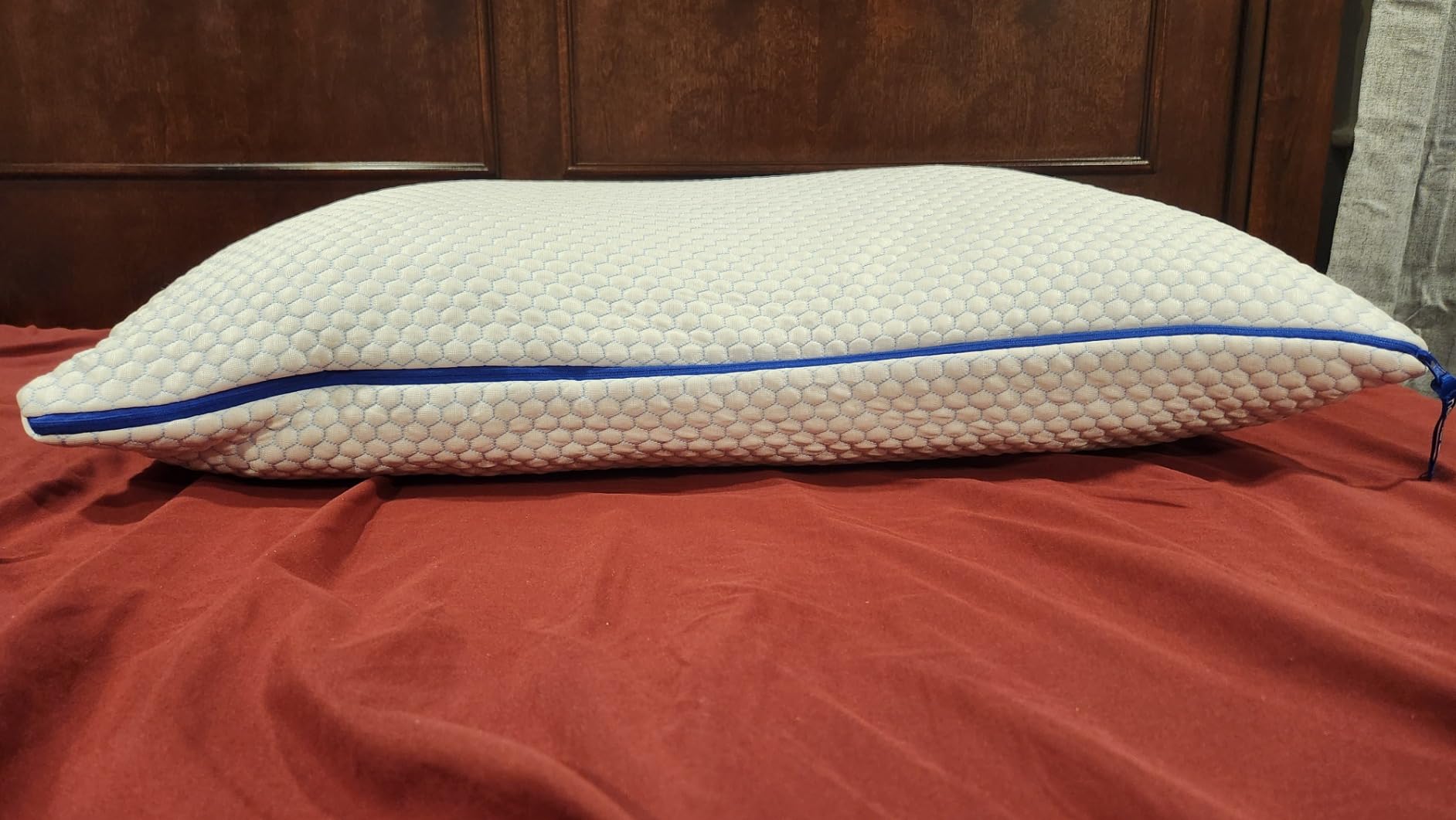 Nectar Tri-Comfort Cooling Pillow - Adjustable Support & Firmness - Cooling Cover - Pressure Relief - Helps Reduce Neck Pain - Premium Memory Foam & Microfiber Down Alternative - Customer Photo 5