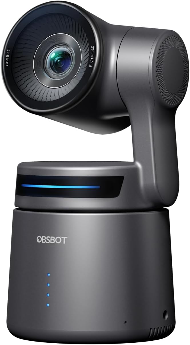 OBSBOT Tail Air NDI Streaming Camera 4K, AI Tracking PTZ Camera with Intelligent APP, Gesture Control, HDMI/USB-C/Wireless Webcam, Video Camera Live Stream for YouTube, Church, Worship, Creator, etc. - Customer Photo 1