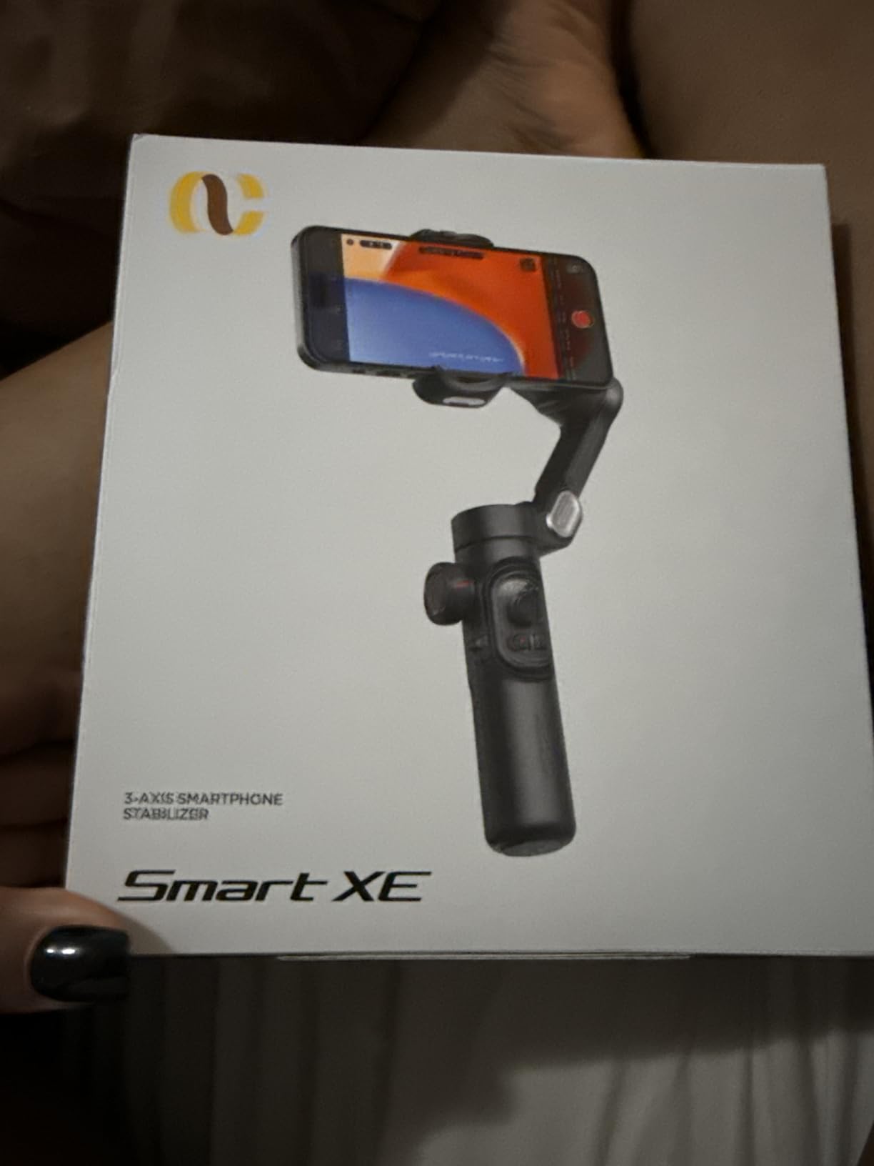 AOCHUAN Gimbal Stabilizer for iPhone Gimbal, Smartphone w/Focus Wheel Face/Object Tracking for iPhone 16 15 Pro Max/Android Foldable 3-Axis Handheld Phone Stabilizer for Video Recording -Smart XE - Customer Photo 1