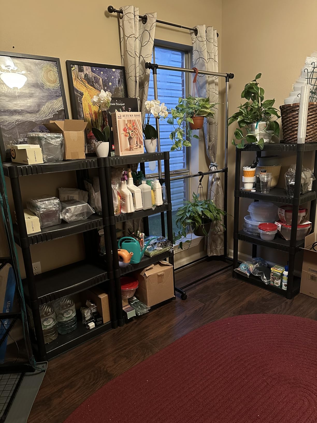 Plano 4-Shelf Plastic Storage Shelves, 48