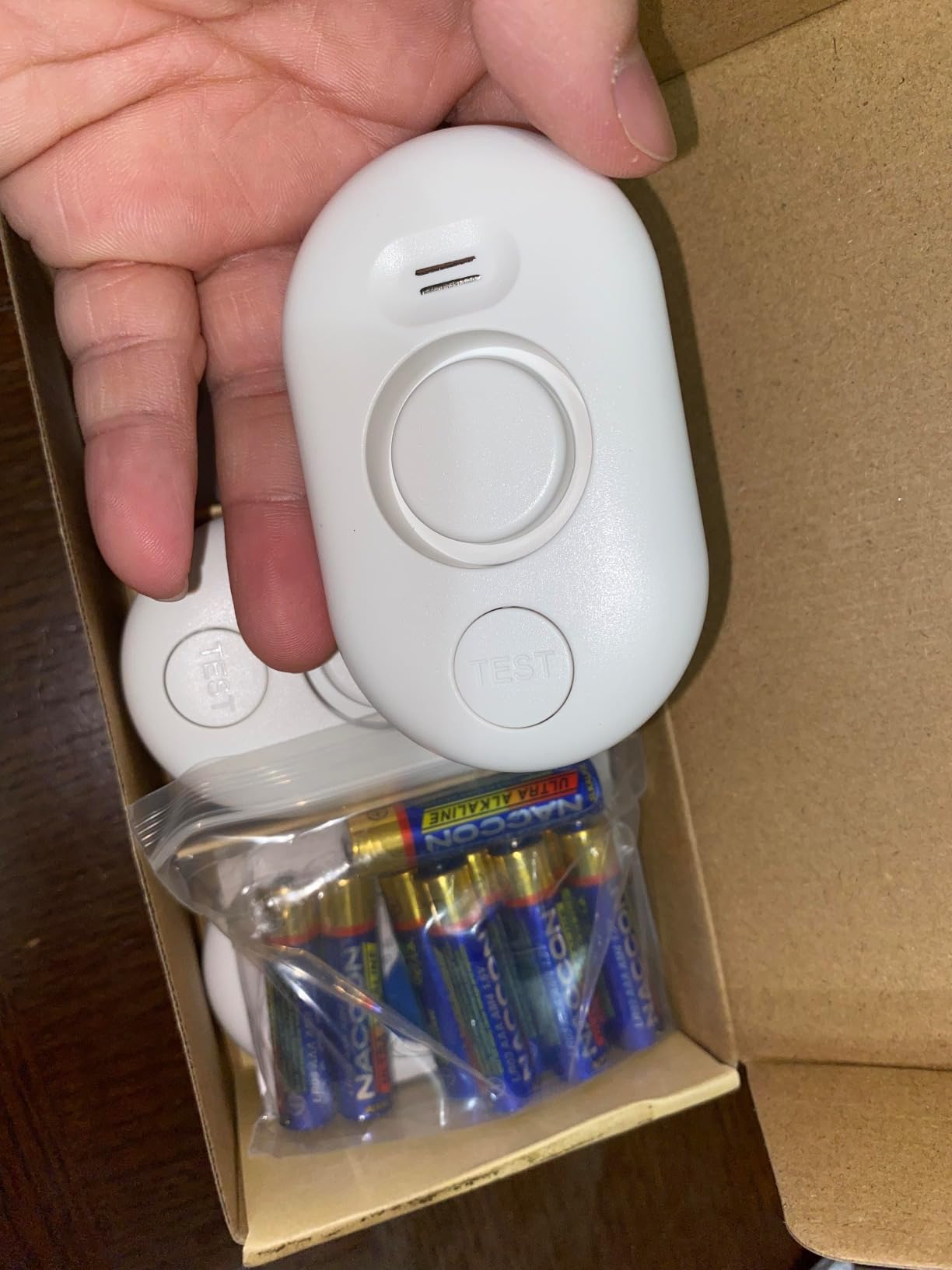 5 Pack Water Leak Detectors for Home, 100dB Water Sensor Alarm for Basement,Flood Leakage Detection Devices for Pipe/Drain/Sink/Faucet Drip Alert,Floor Flooding in Bathroom/Kitchen/Toilet/Laundry Room - Customer Photo 1