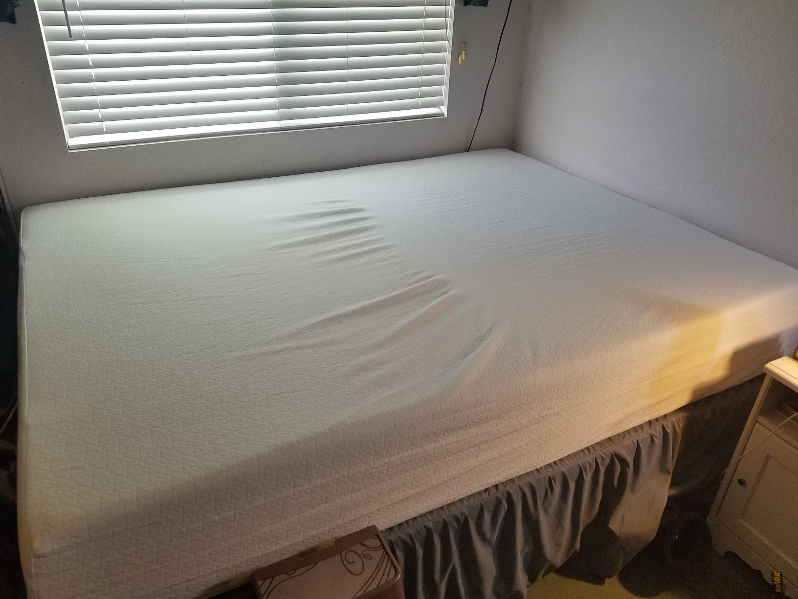 ZINUS 10 Inch Queen Green Tea Memory Foam Mattress [New Version], Fiberglass Free, Medium Firm Feel, Zoned Pressure Relief, Certified Safe Foams & Fabric, Mattress in A Box - Customer Photo 2