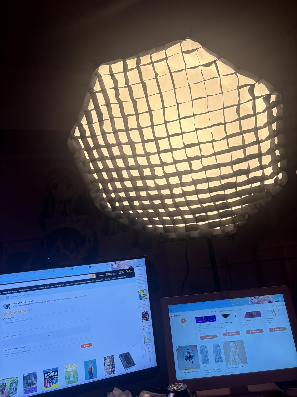 NEEWER CB100C 130W RGB LED Video Light, APP/2.4G Control 360 Full Color 2700K-6500K 27000lux/m COB Bowens Mount Silent Continuous Output Lighting customer photo 2