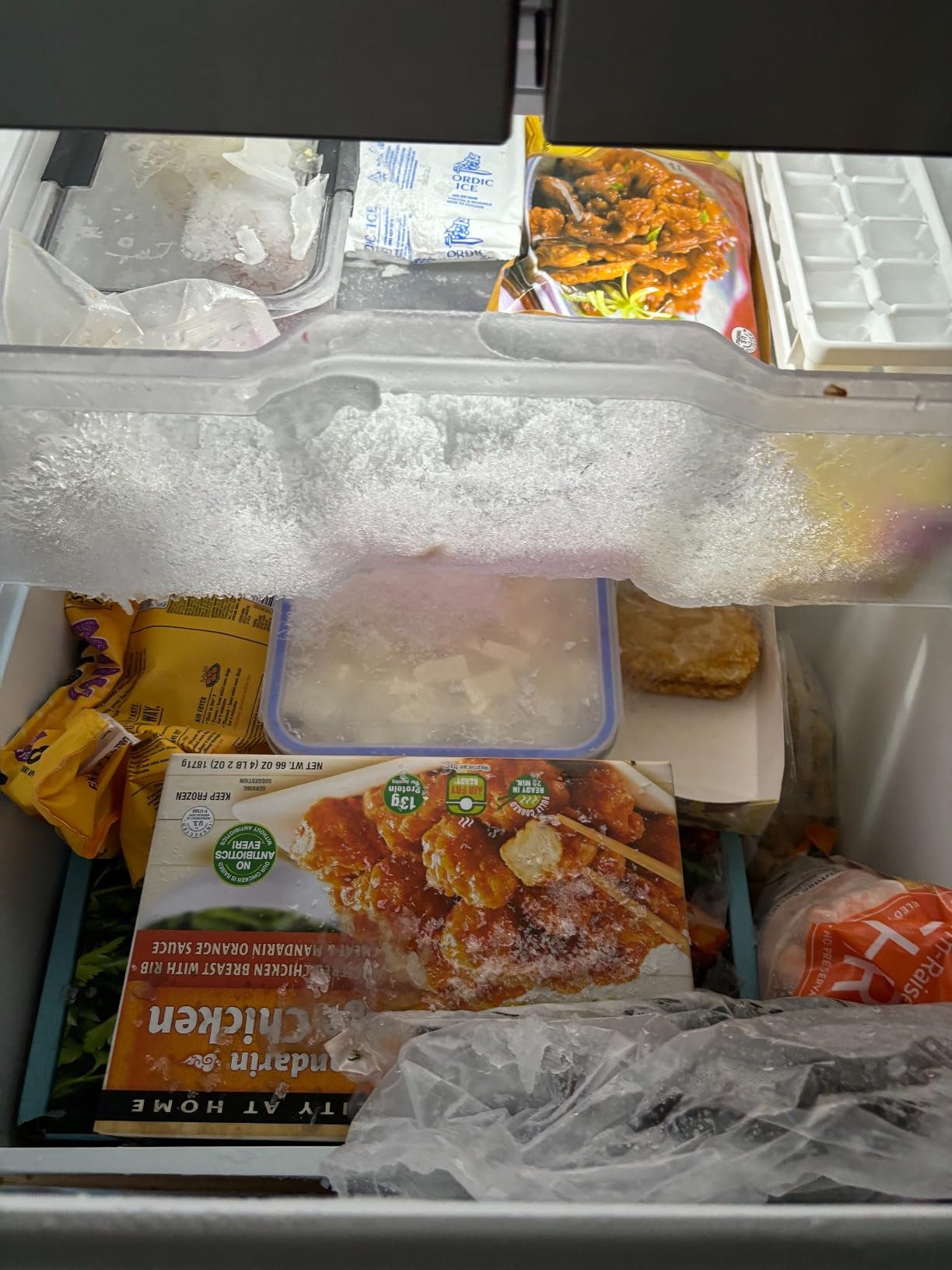 KoolMore 30-Inch and 18.5 cu. ft. Counter Depth French Door Refrigerator with Three Doors and Deep Freezer in Stainless-Steel (KM-RERFDSS-18C) - Customer Photo 4