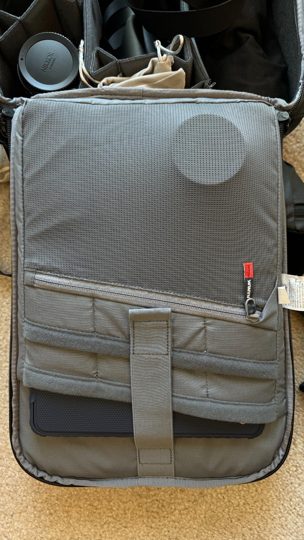 NANUK N-PVD 30L Camera Backpack – Water-Repellent with Rain Cover, Fits 2 Cameras, Drone, Tripod & 16