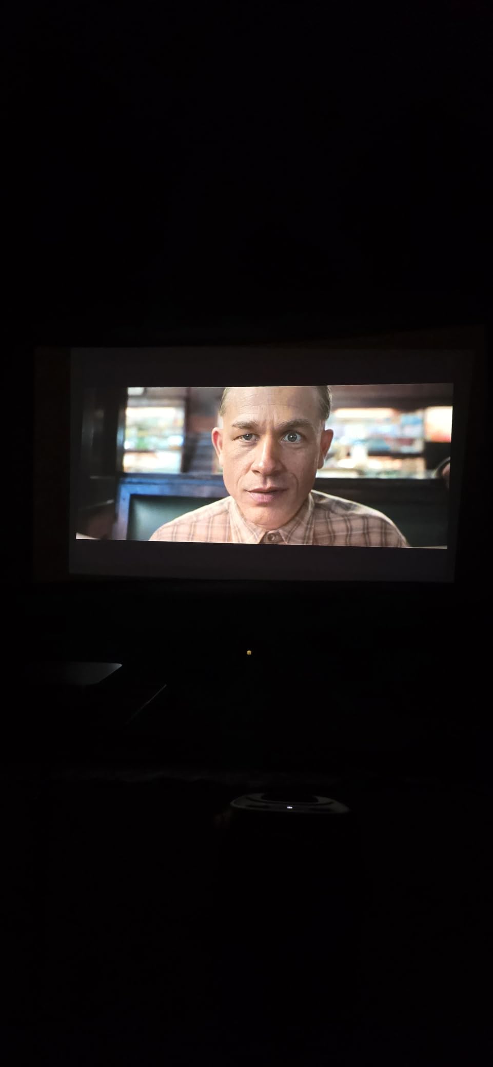 Dangbei Atom Portable Laser Projector, Google TV with Official Netflix, 1200 ISO Lumens, 180