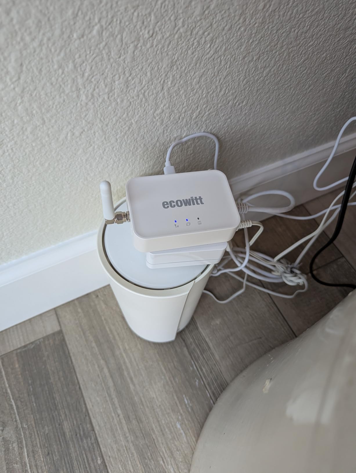 ECOWITT WH51L Soil Moisture Sensor with 1m/3.28ft PVC Wire Probe, LCD Display, Needs to Pair with Wi-Fi Gateway, 915 MHz - Customer Photo 1