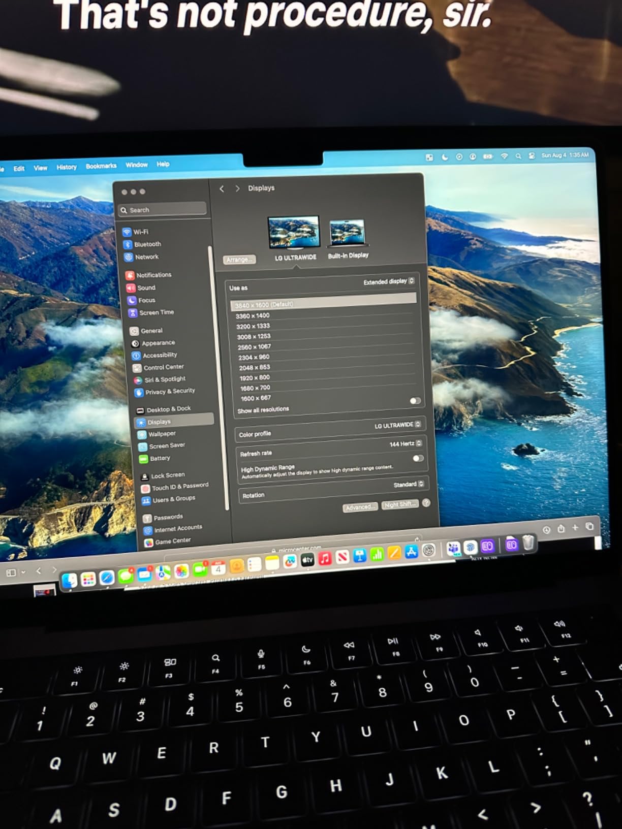 LG 38WR85QC-W 38 inch Curved UltraWide WQHD Nano IPS VESA DisplayHDR 600 144Hz 1ms USB Type-C 90W Computer Monitor NVIDIA G-SYNC AMD FreeSync Premium Pro HDMI DisplayPort Tilt/Height/Swivel Stand White - Customer Photo 1