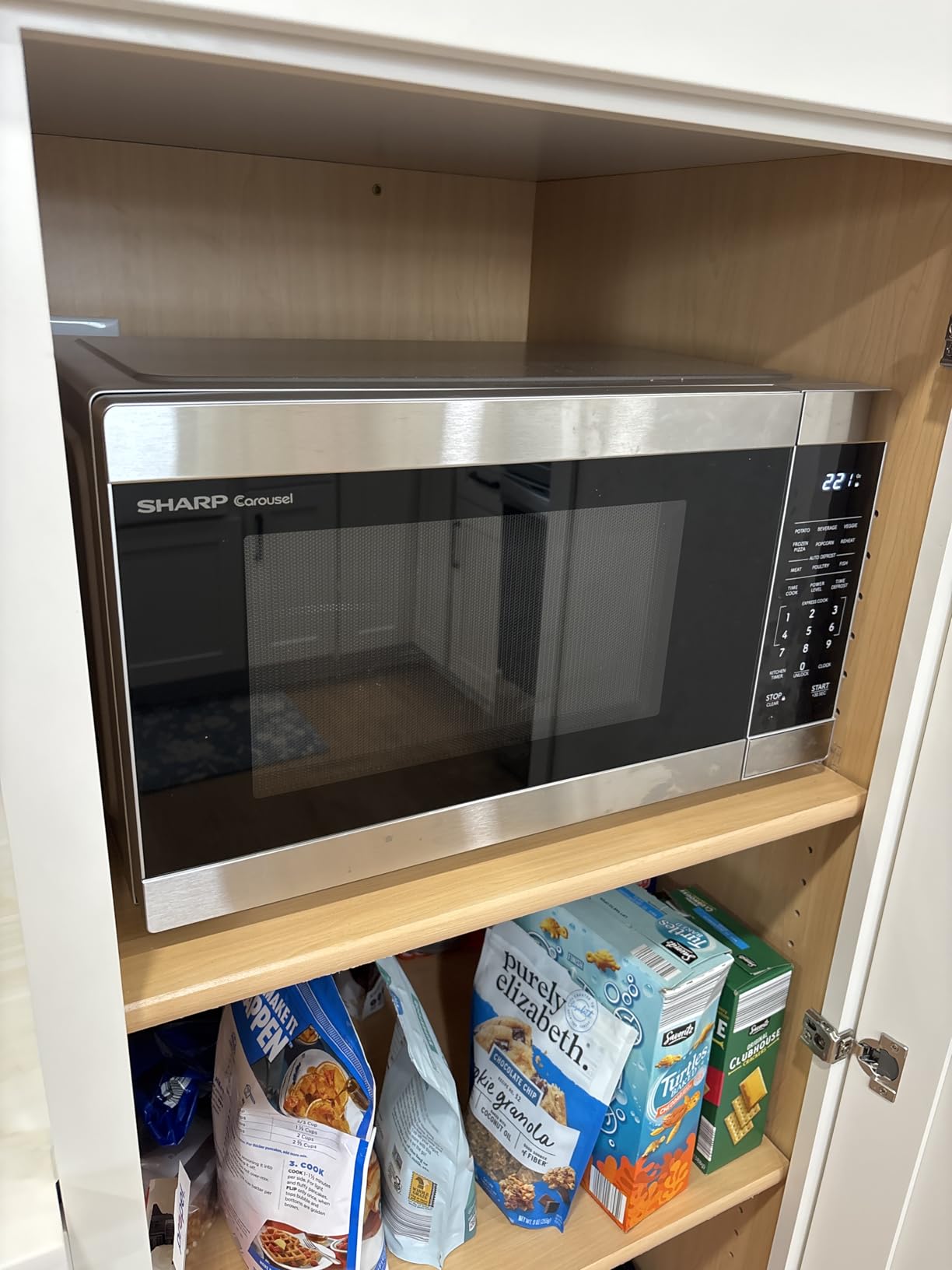 SHARP Countertop Microwave Oven with Removable 12.4