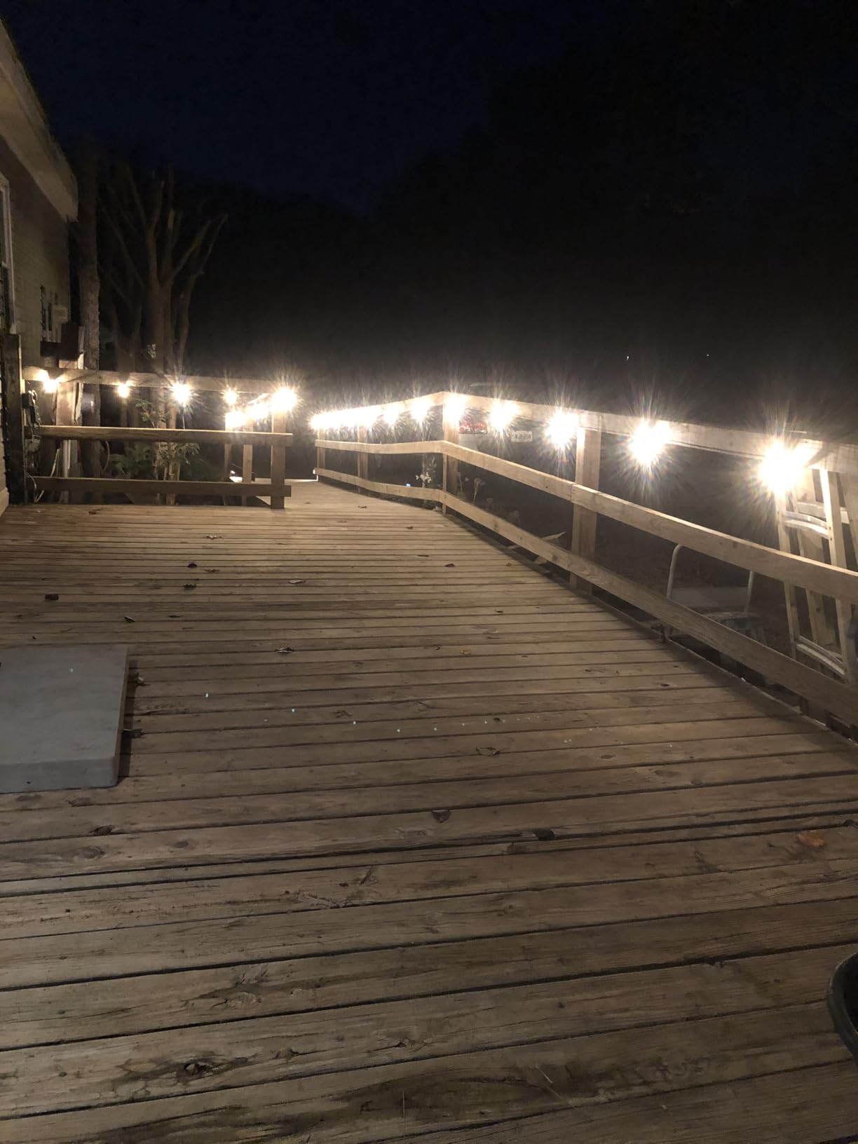 addlon 100FT LED Outdoor String Lights with Remote Waterproof Patio Lights with Shatterproof ST38 Replaceable Bulbs, Dimmable Outside Hanging Light Connectable for Porch, Backyard, 2200K - Customer Photo 3