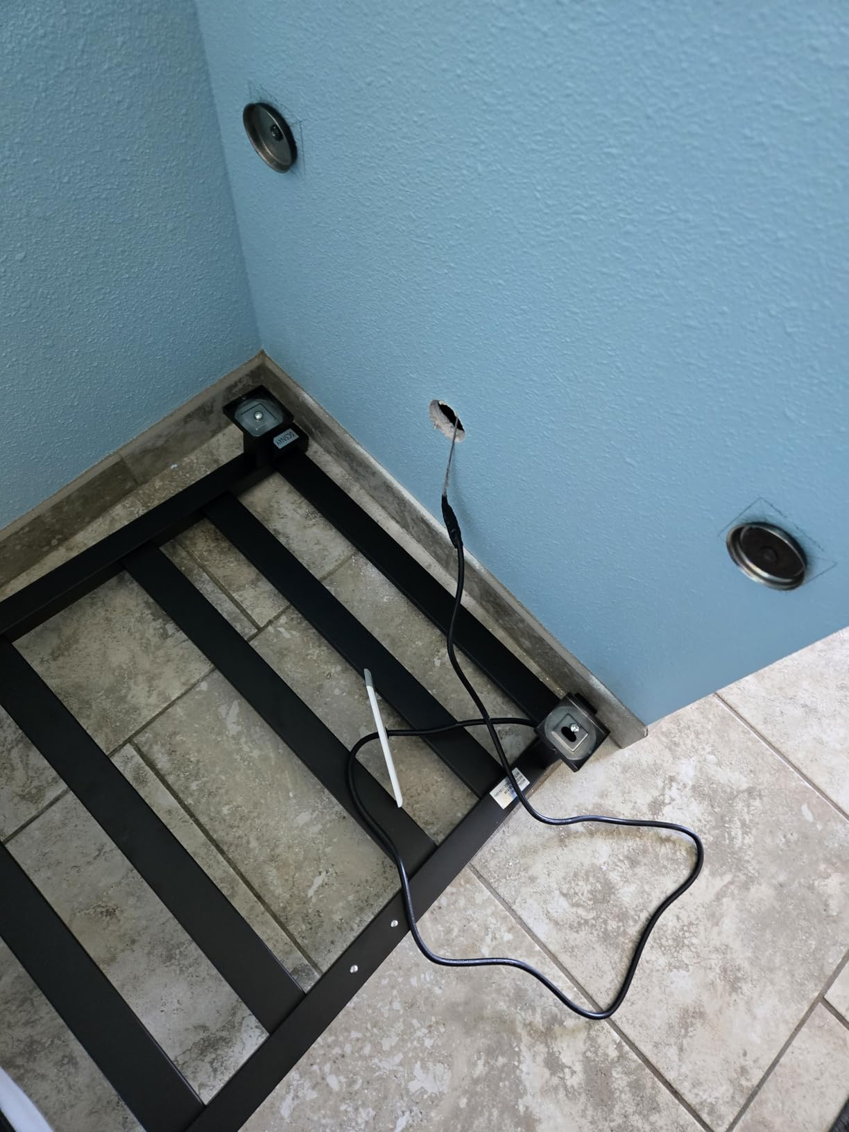 Colliford Towel Warmer,Stainless Steel Towel Warmer Rack for Bathroom -10 Bars Wall Mounted Towel Heater with Intelligent Touch Screen Timer, Hard Wired/Plug-in, Black - Customer Photo 4