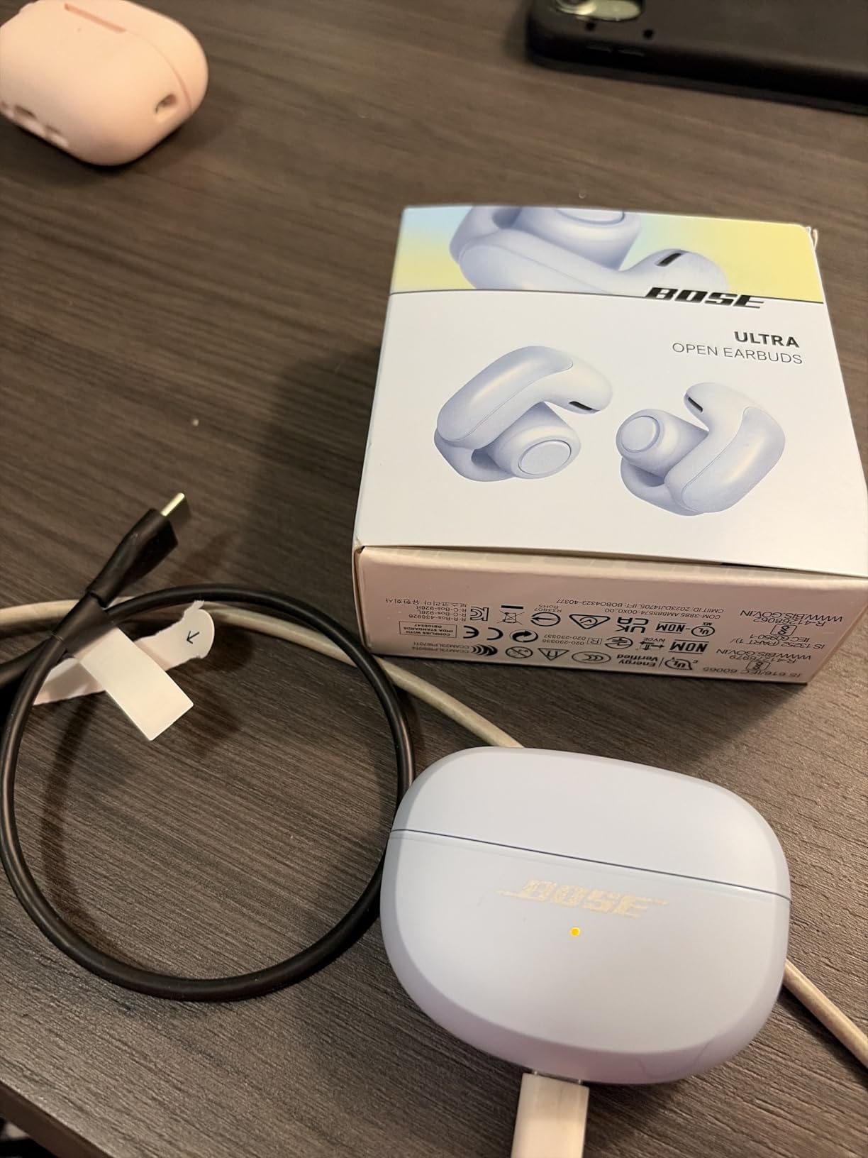 Bose Ultra Open Earbuds - Bluetooth Open Ear Earbuds with OpenAudio for Awareness, Clip-On Design for Comfort, Water Resistant, Up to 48 Hrs of Playtime, Black - Customer Photo 2